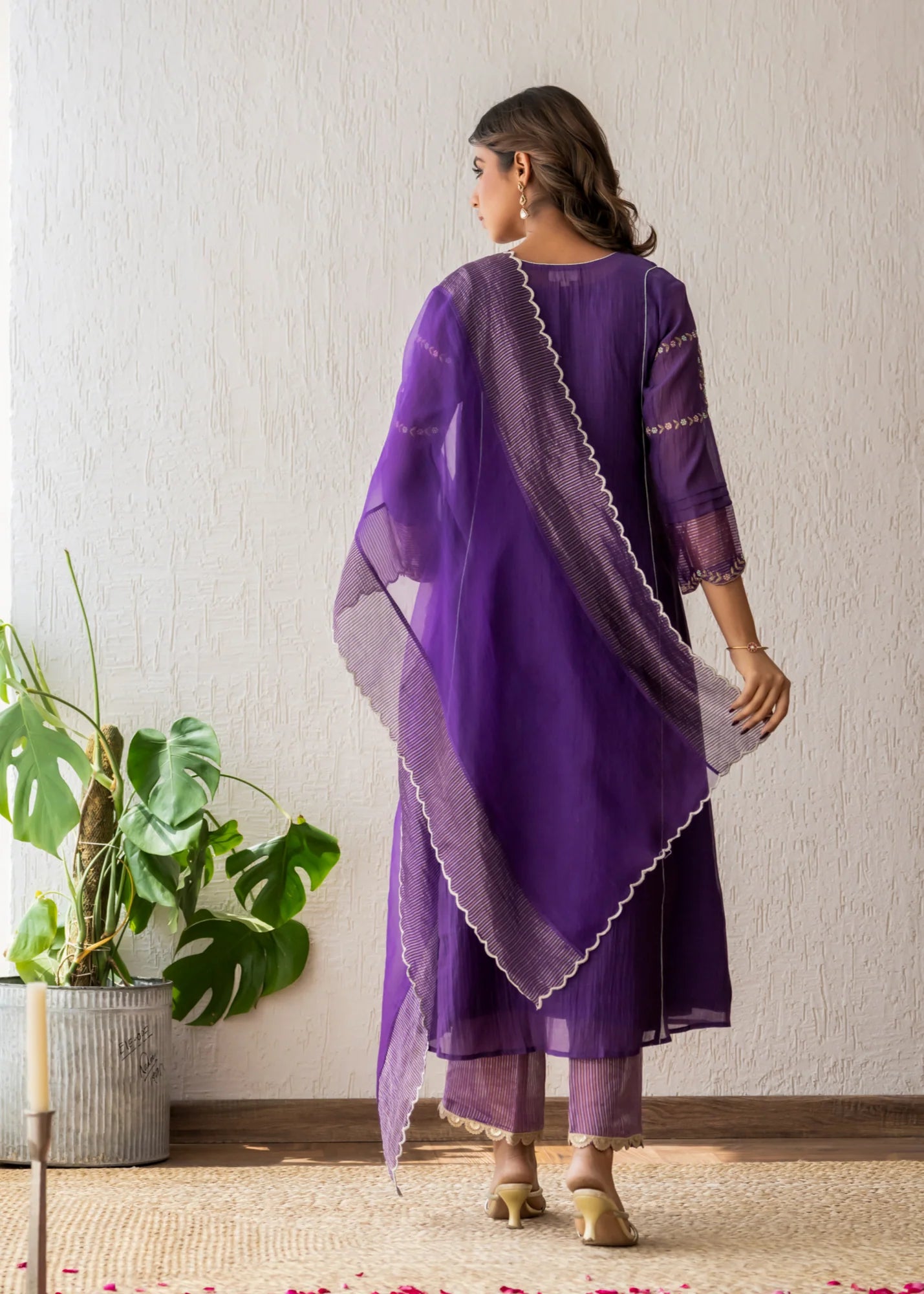 Royal Purple Kurta Set