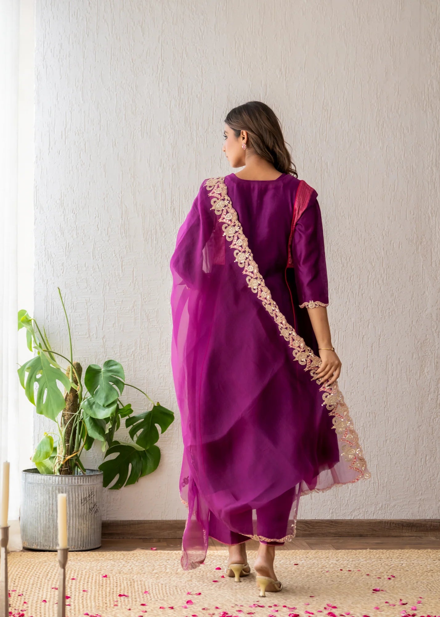 Deep Purple Suit Set