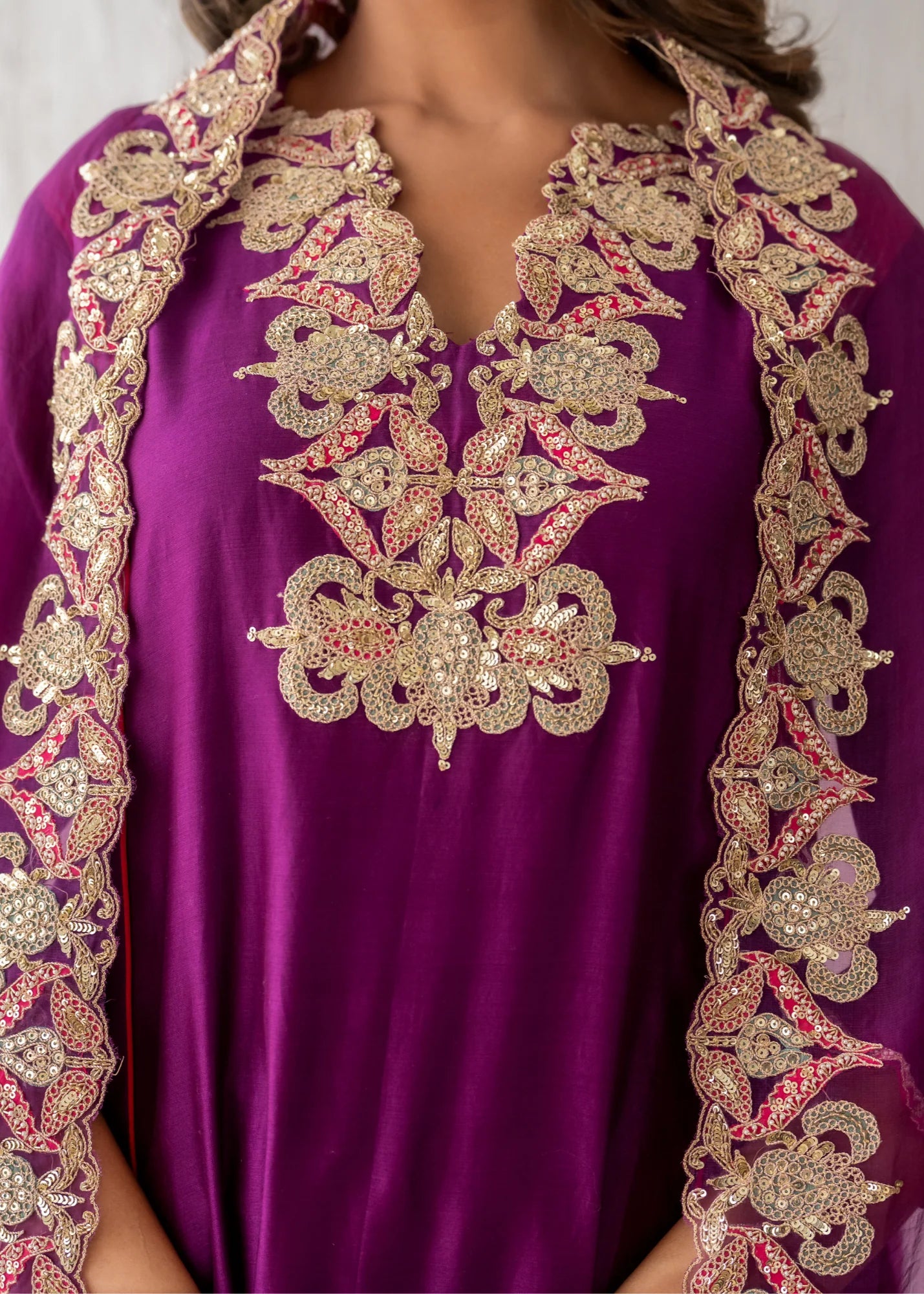 Deep Purple Suit Set