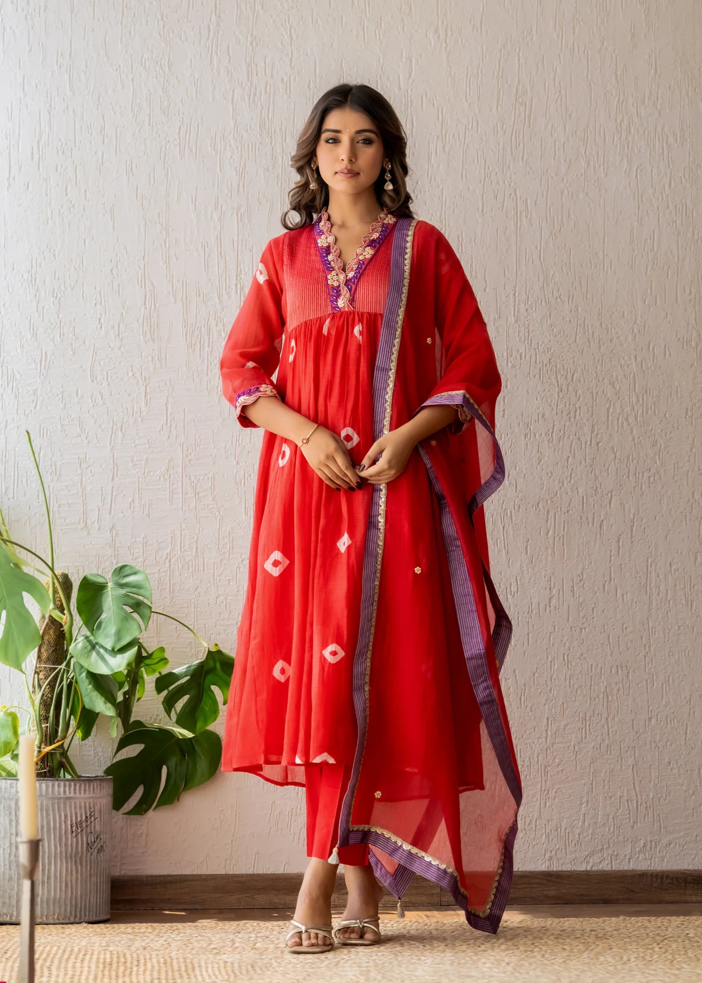 Scarlet Kurta Set
