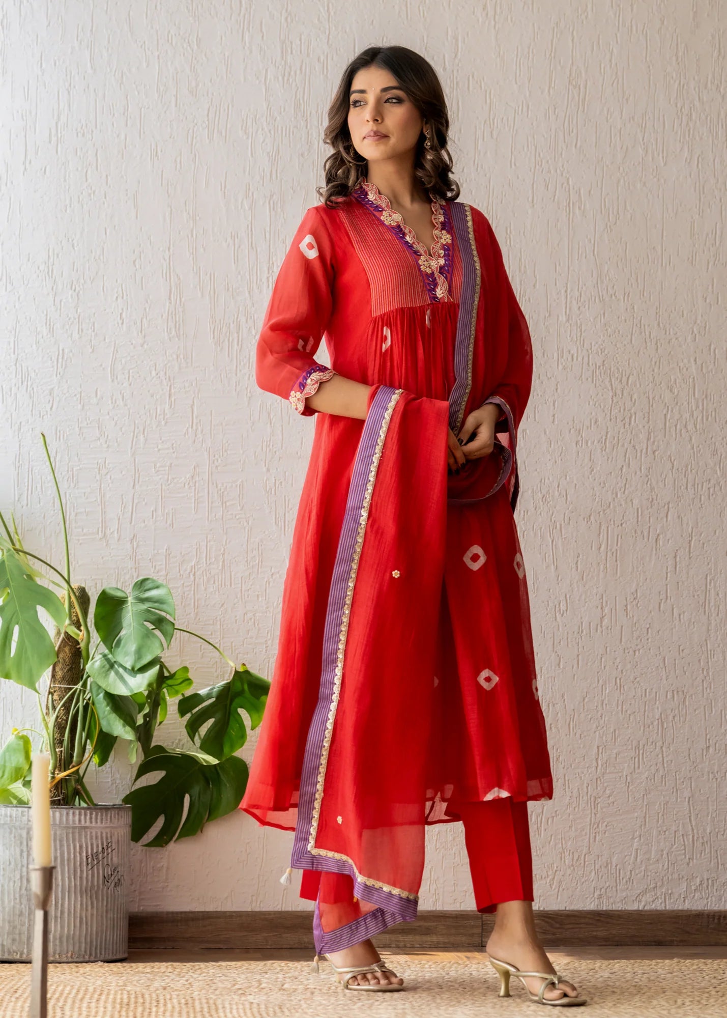 Scarlet Kurta Set