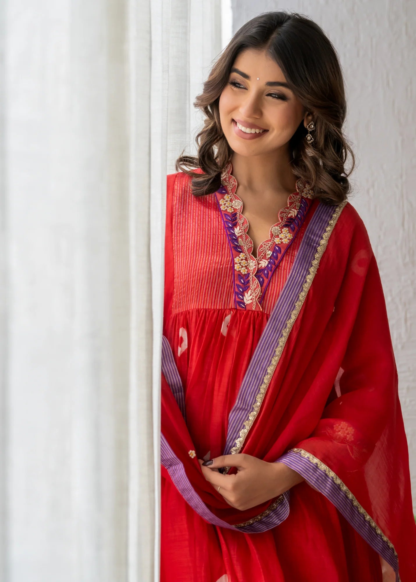 Scarlet Kurta Set