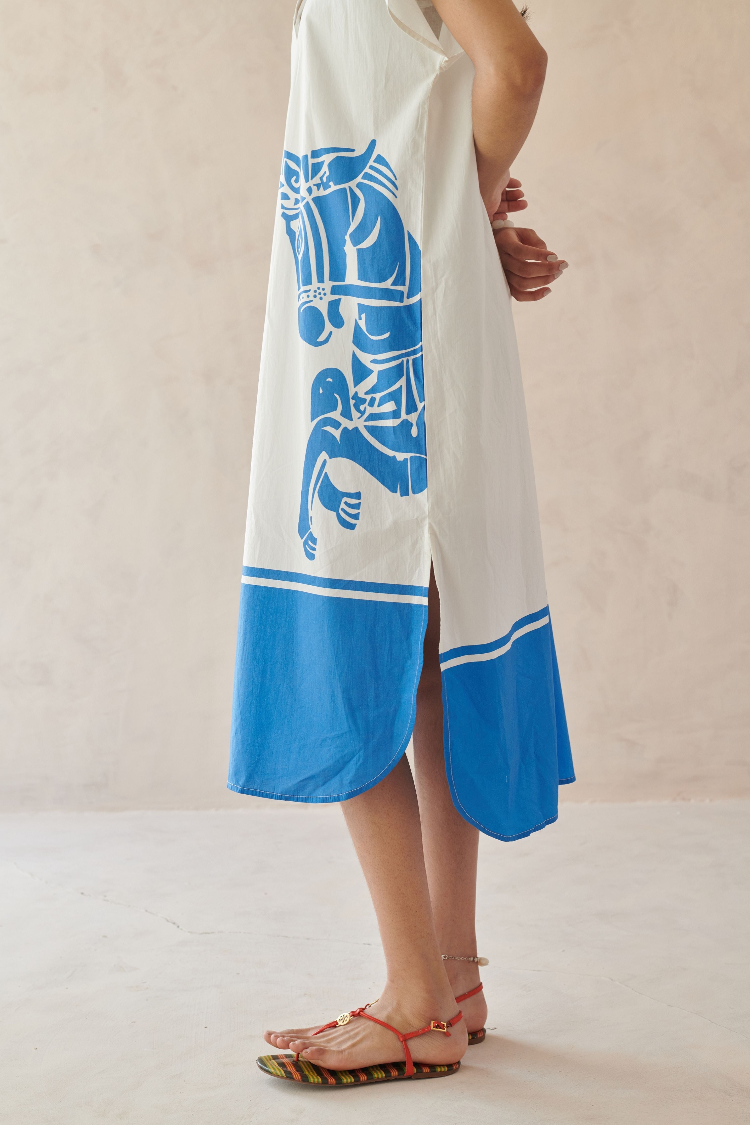Ines White Long Dress