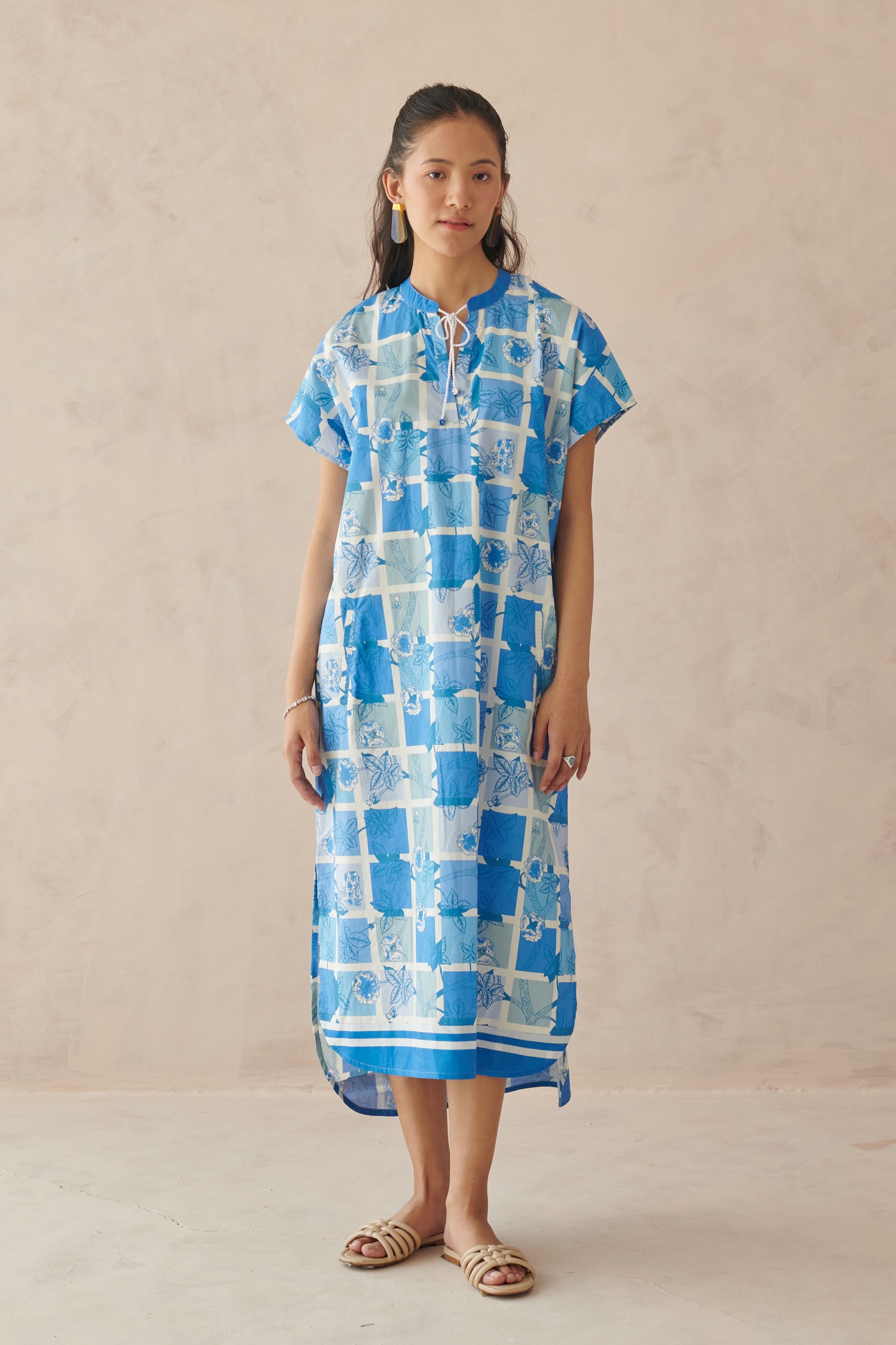 Ines Blue Long Dress