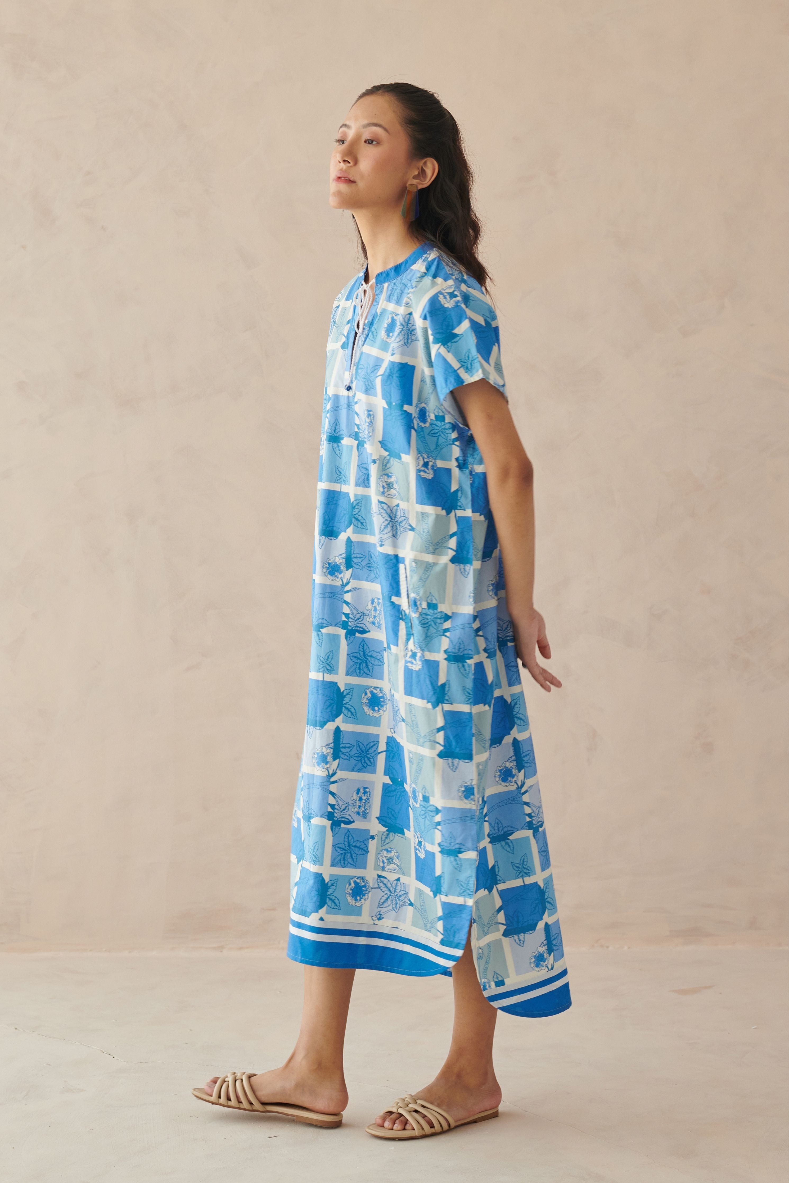 Ines Blue Long Dress