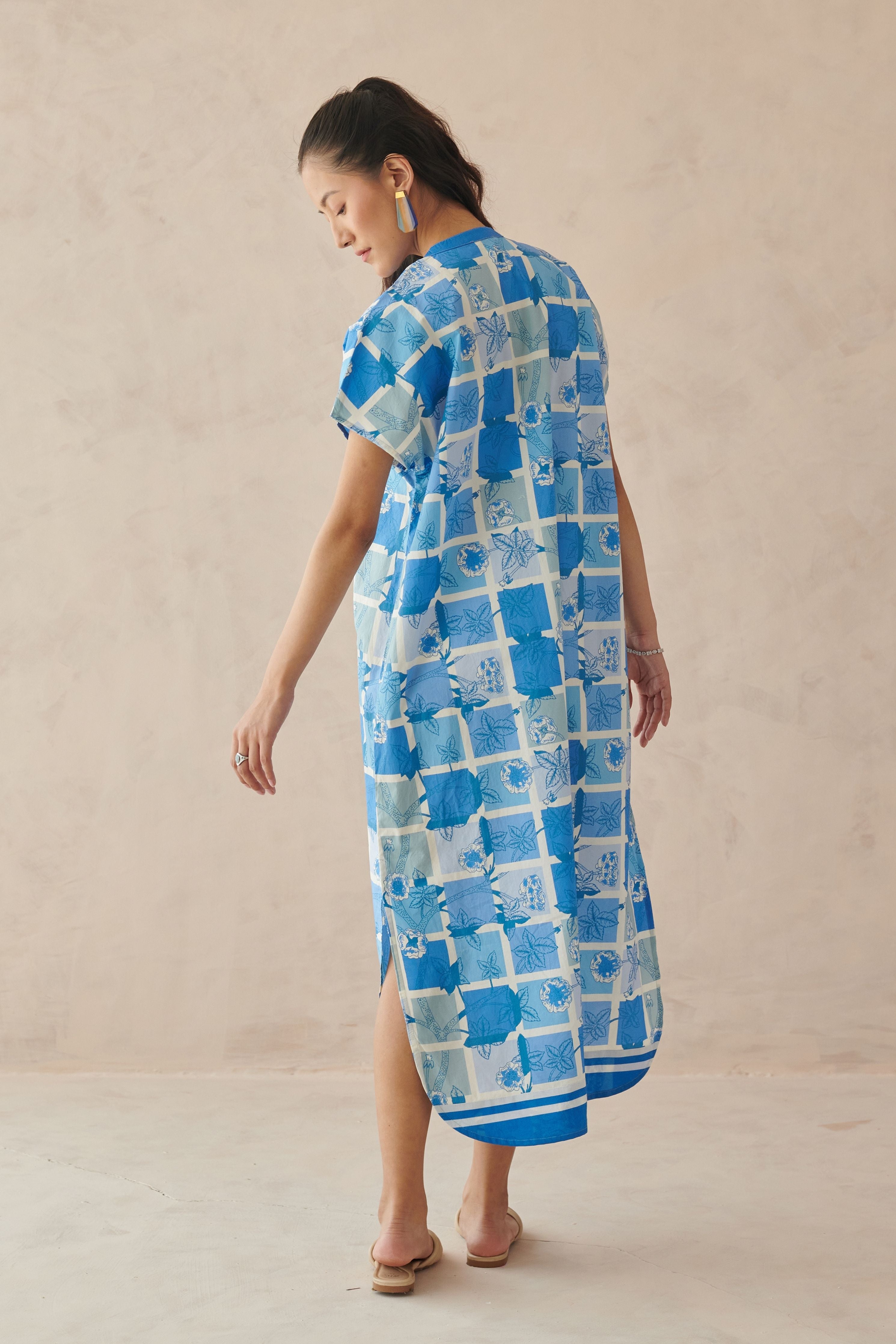 Ines Blue Long Dress