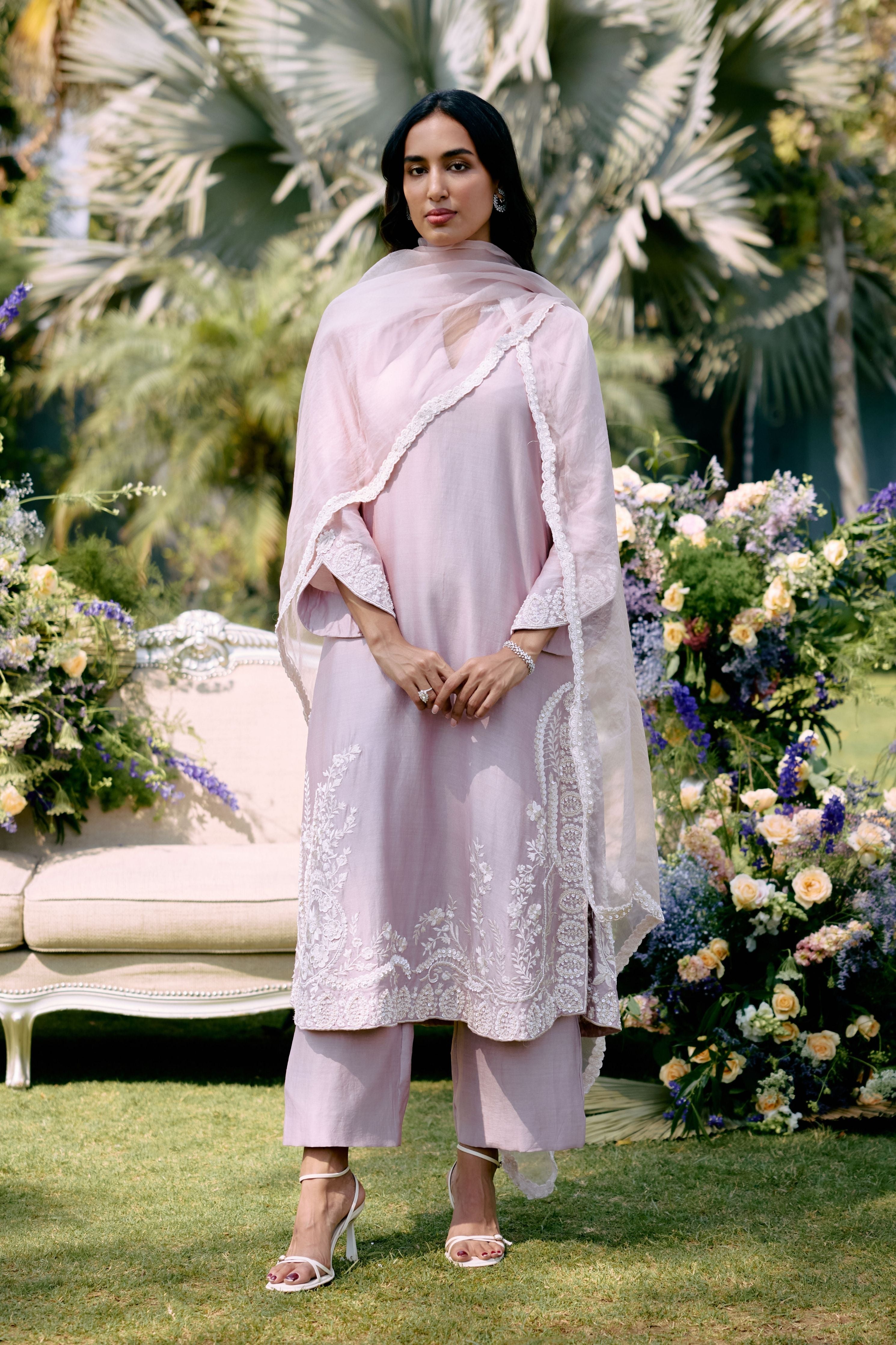 Blushing Bloom Kurta set