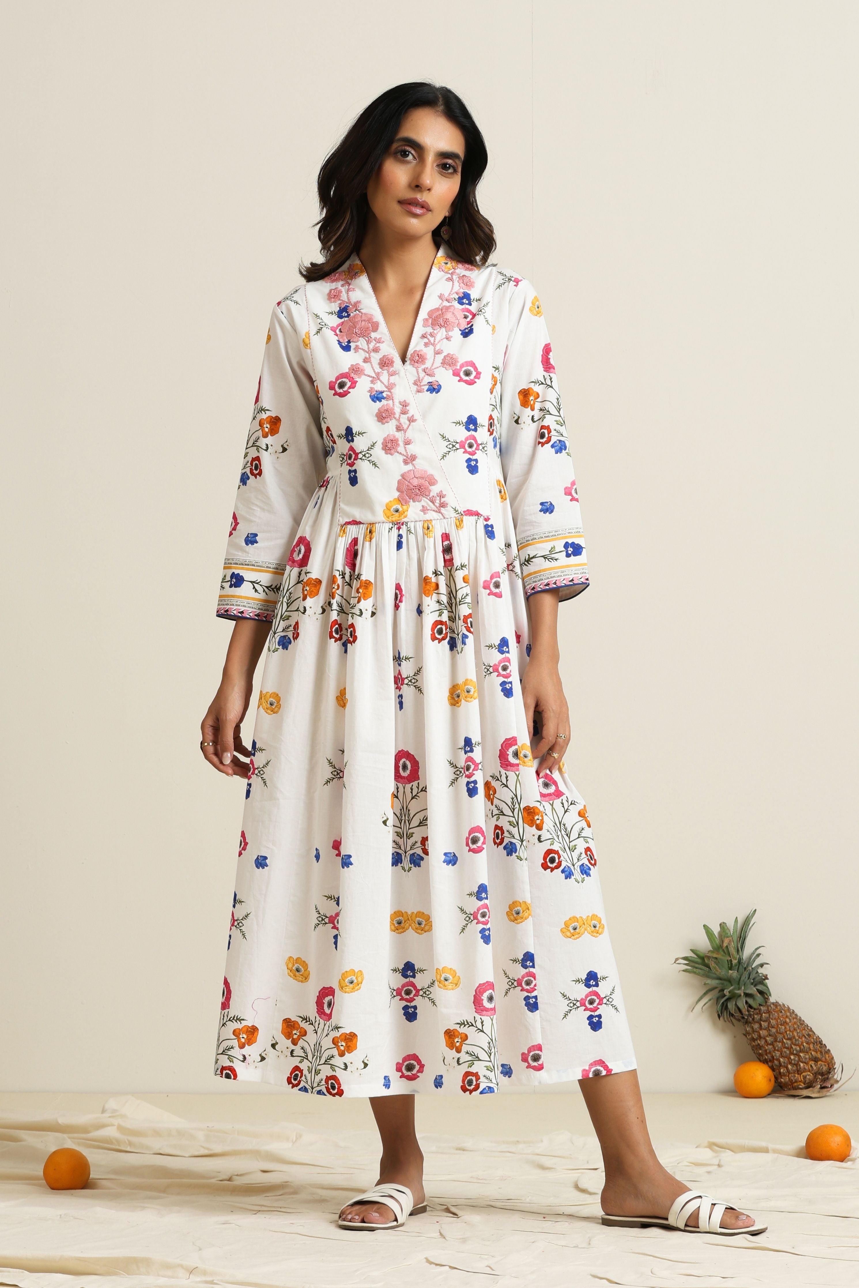 Kai Embroidered Dress