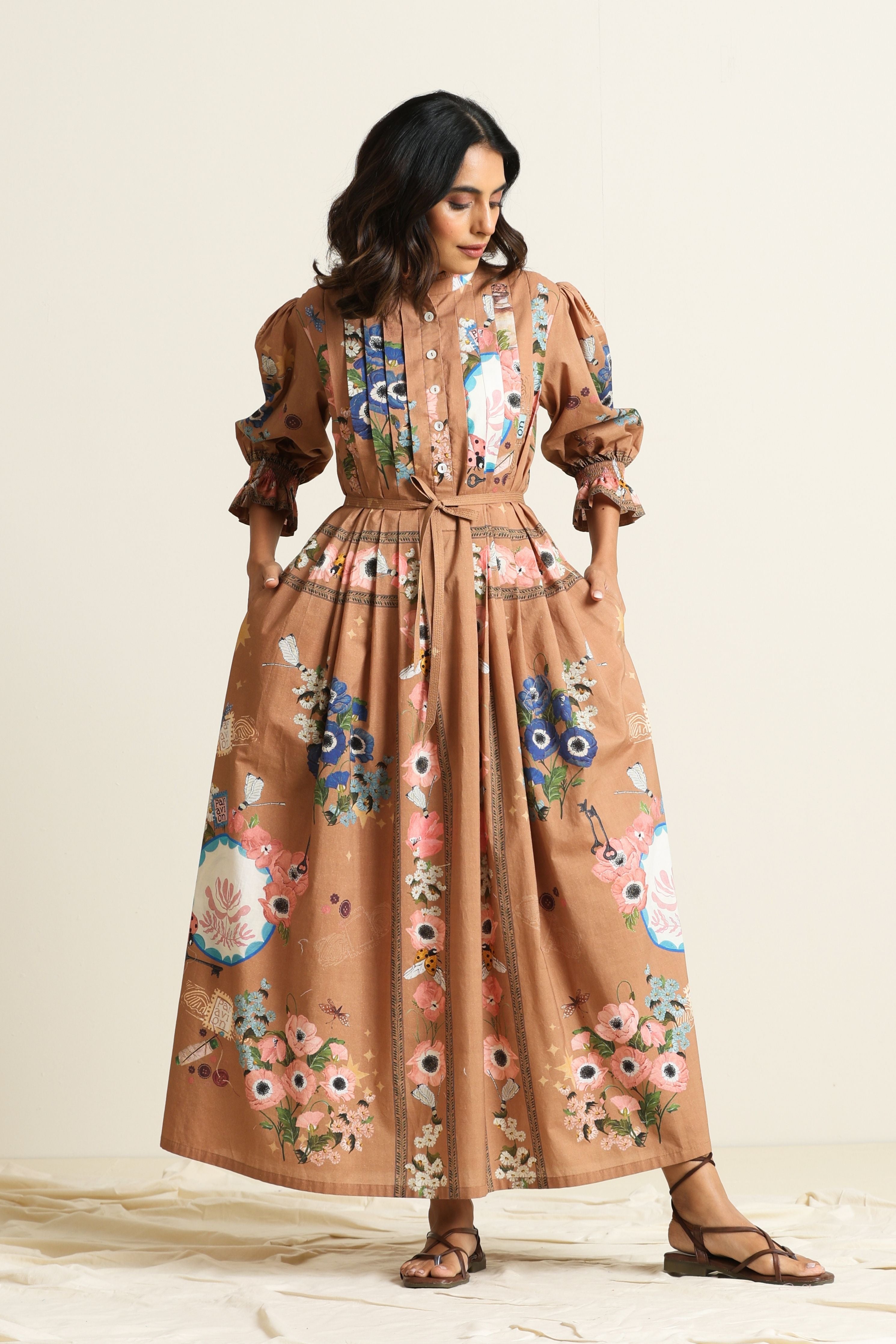 Eden Pleat Dress
