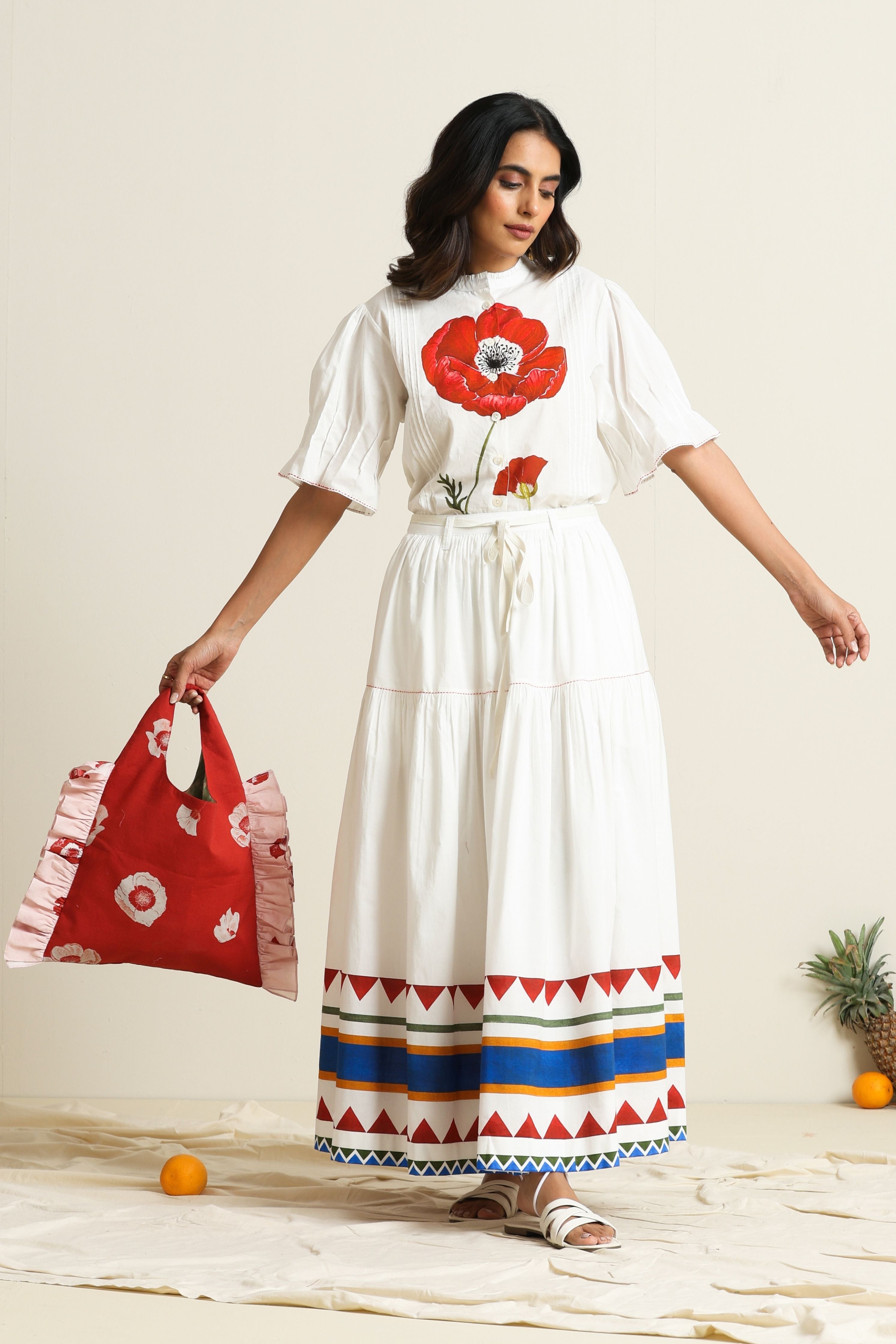 Poppy Shirt & Skirt Set