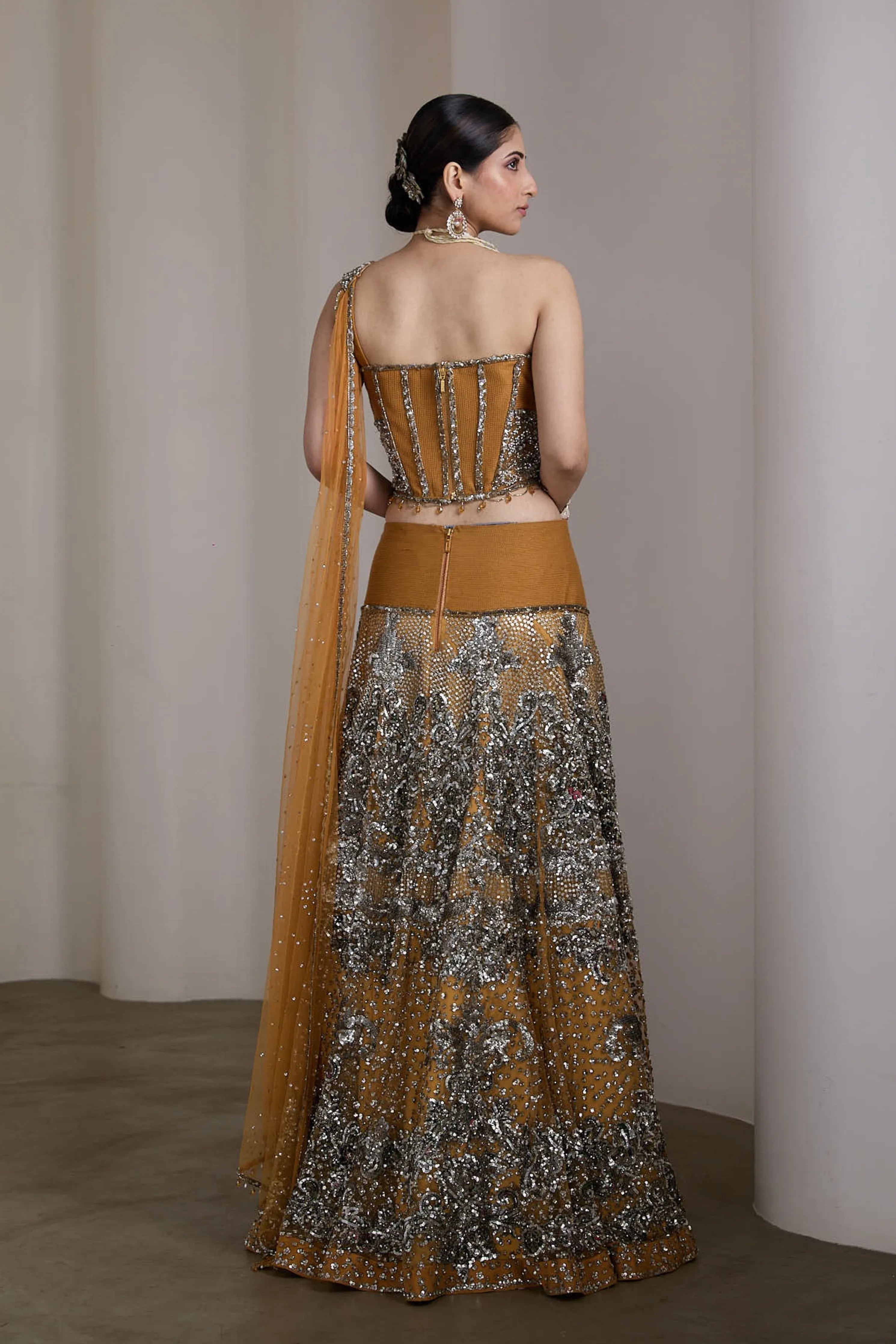 Corset Fit Lehenga Set