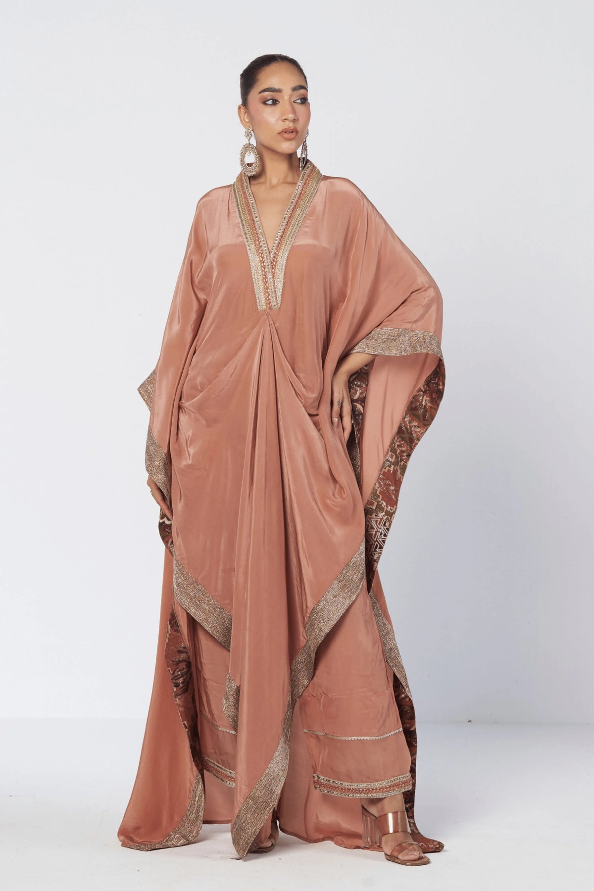 Azra Biscoff Kaftan Set