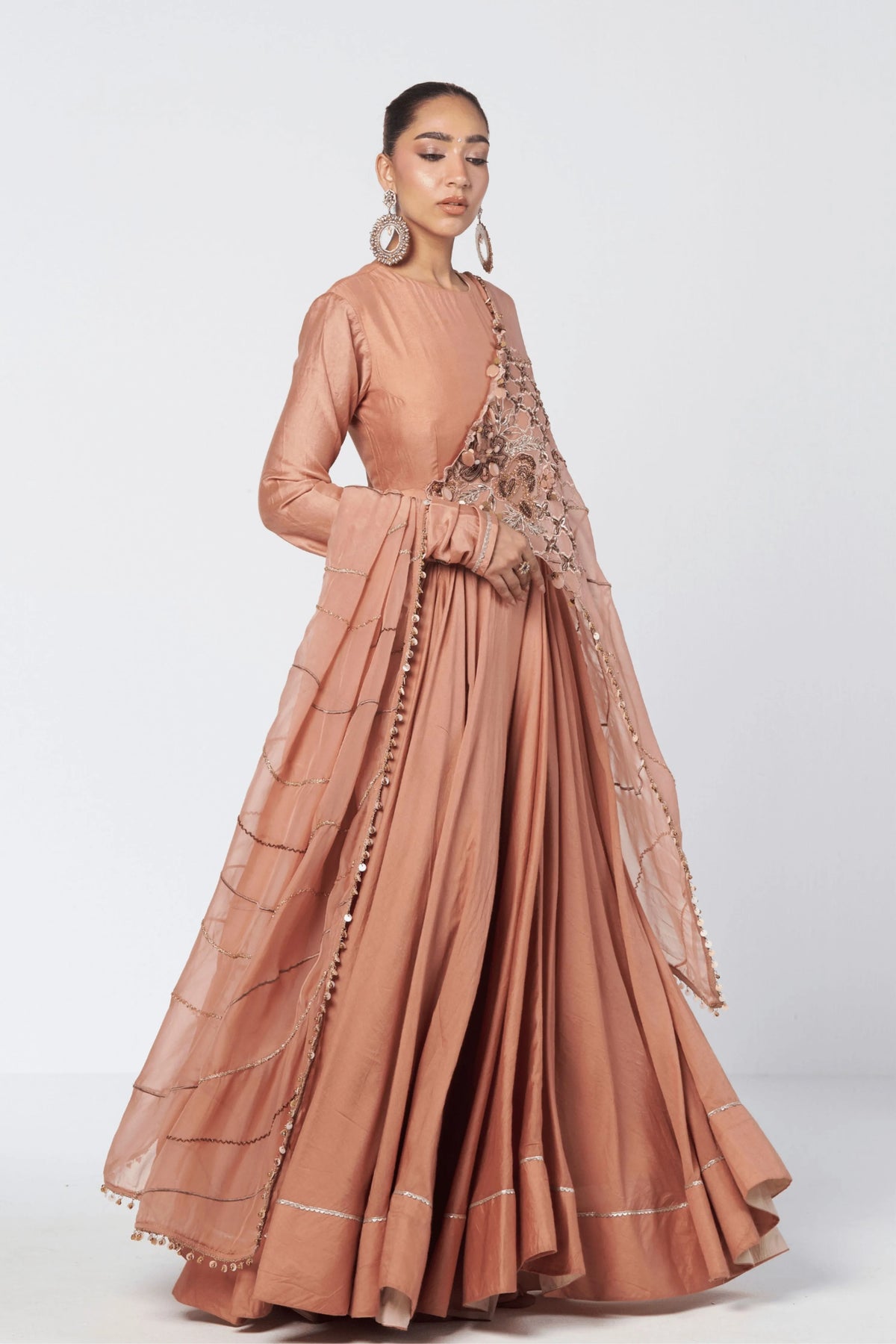 Biscoff Anarkali