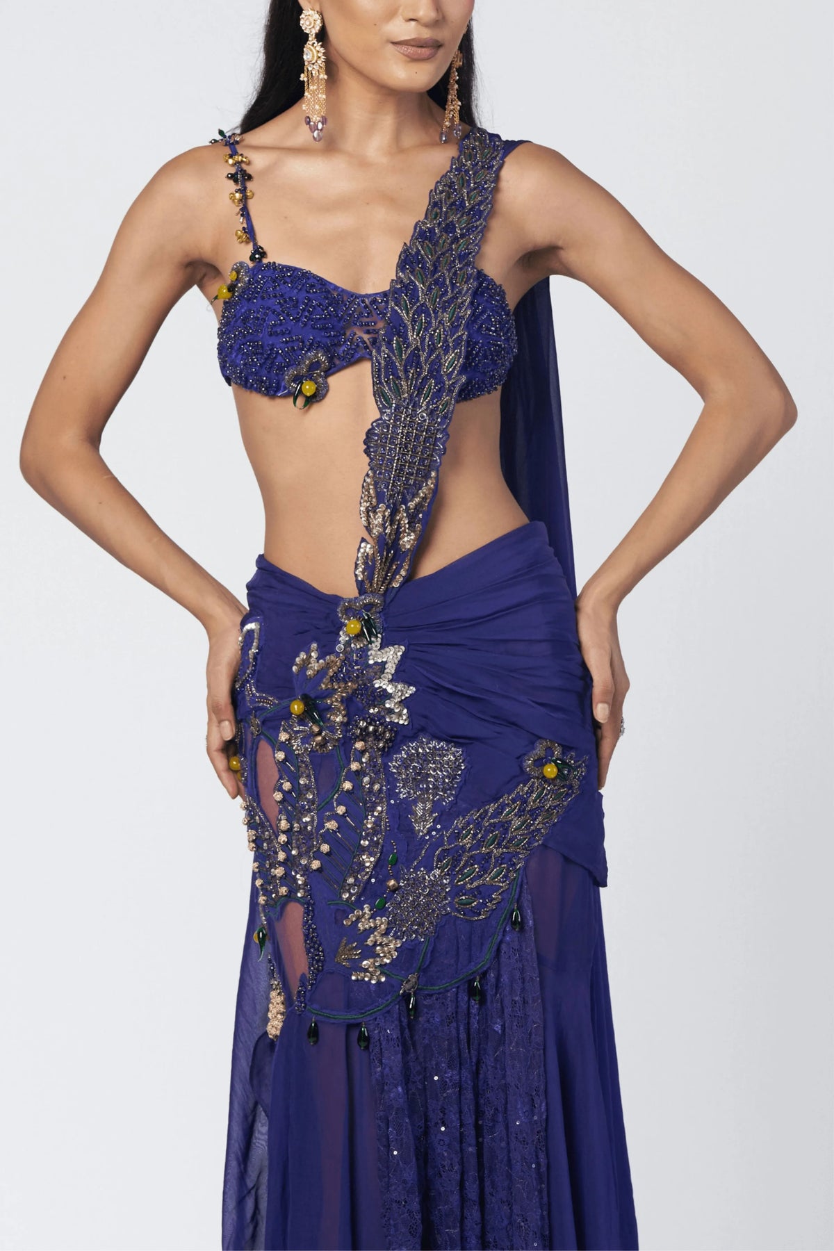 Electric Concpet Saree
