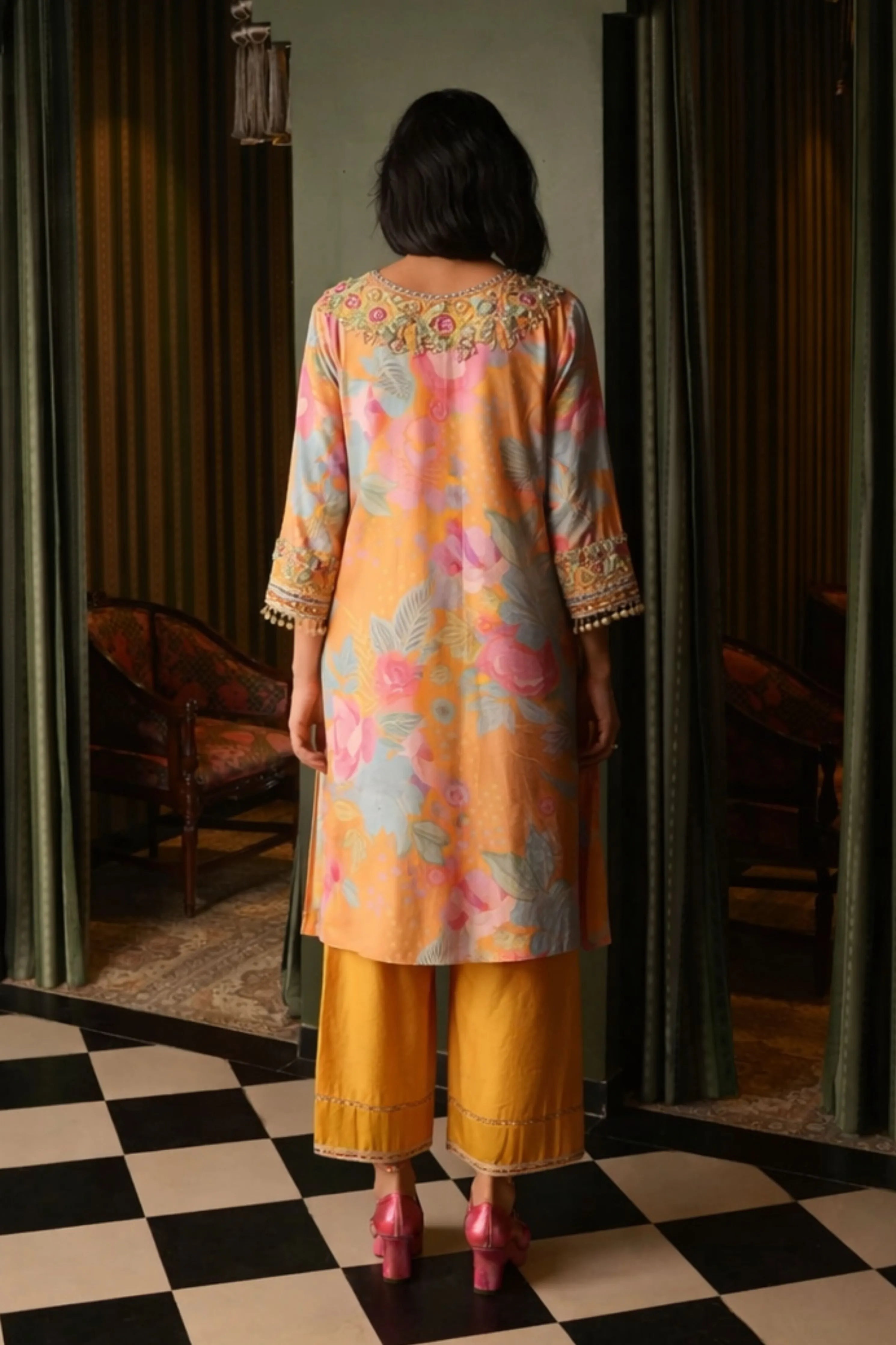Marigold Choga Set