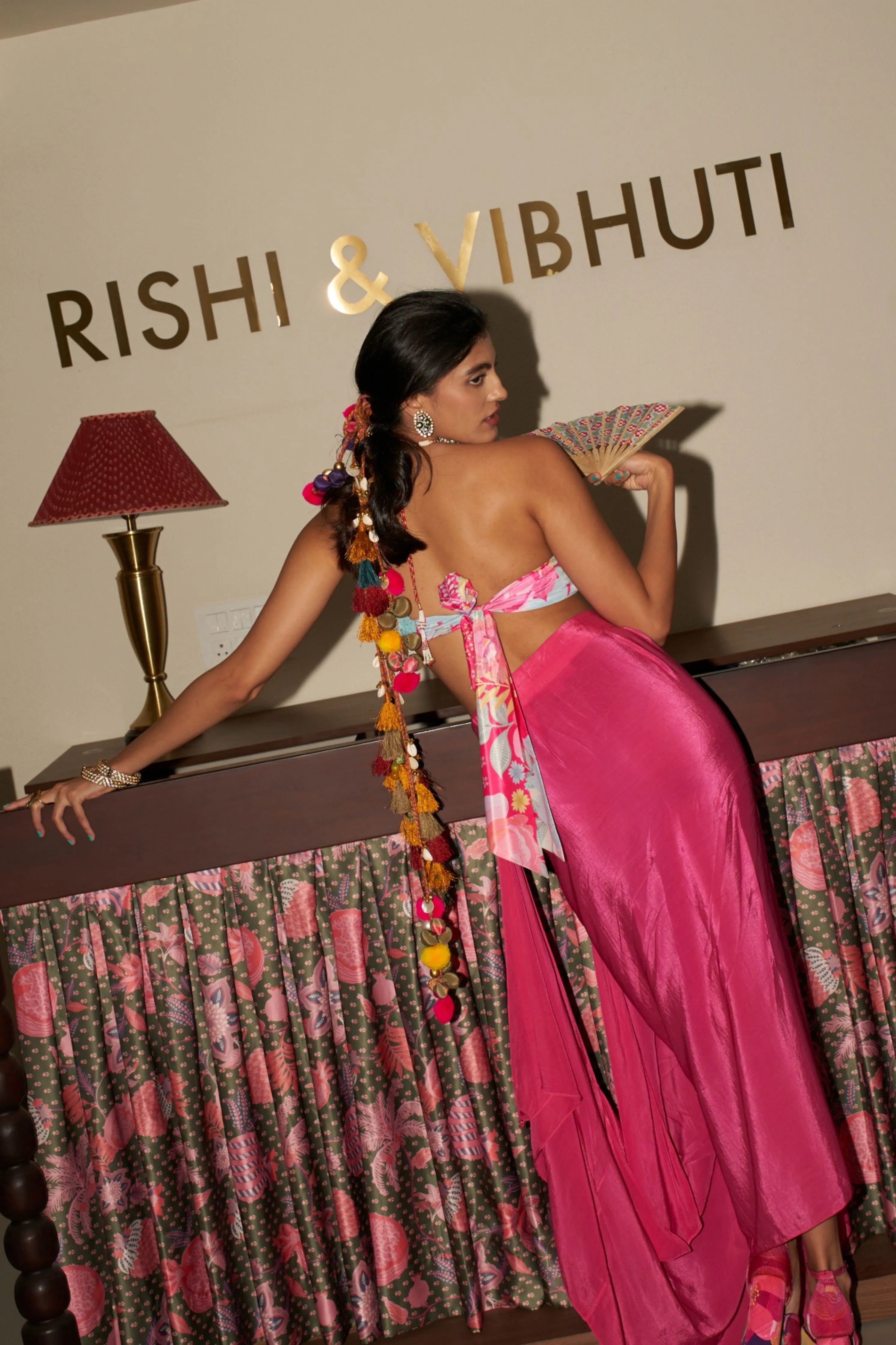 Pink Posh Cape Set