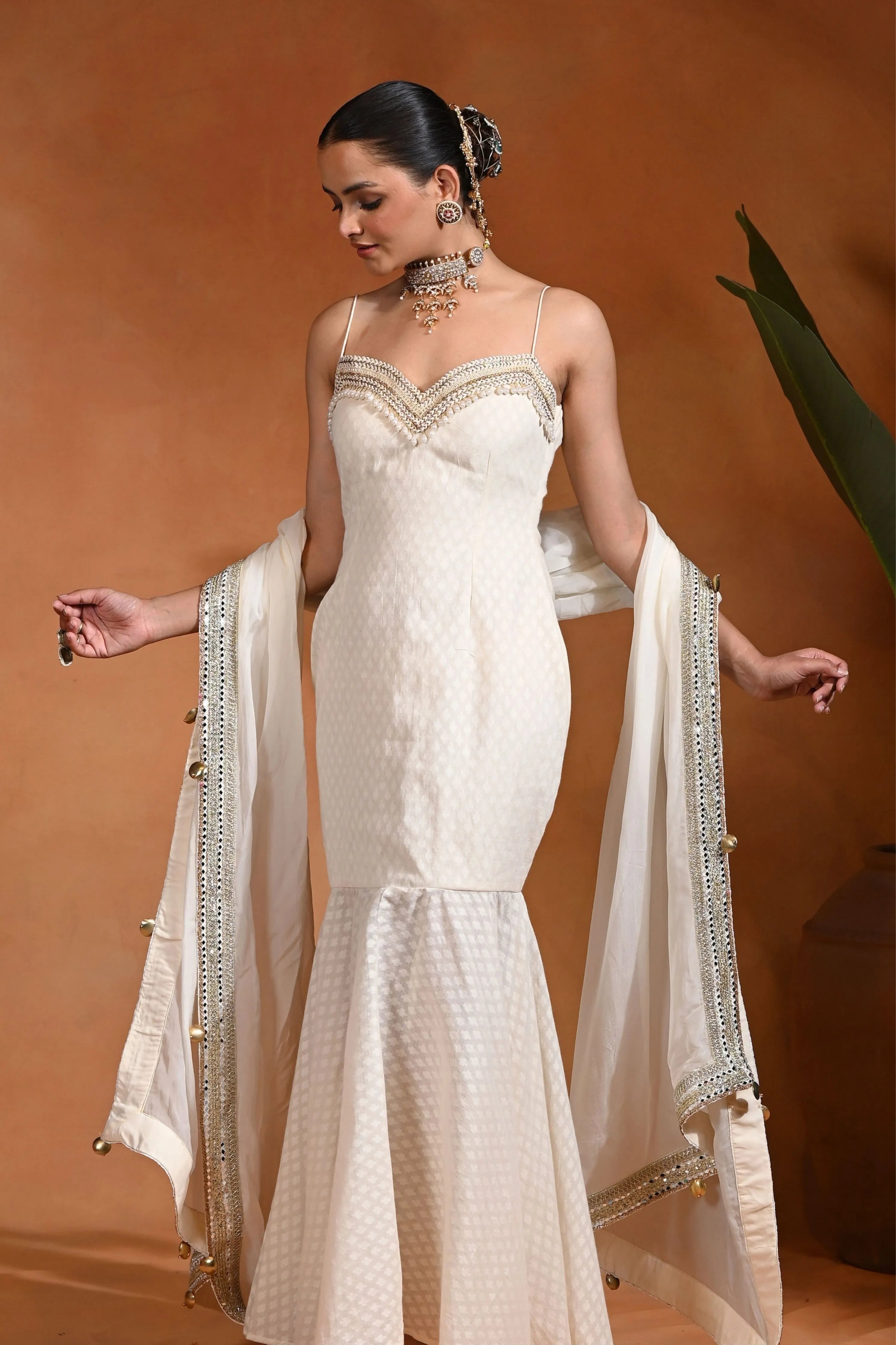 Ivory Saaj Dress