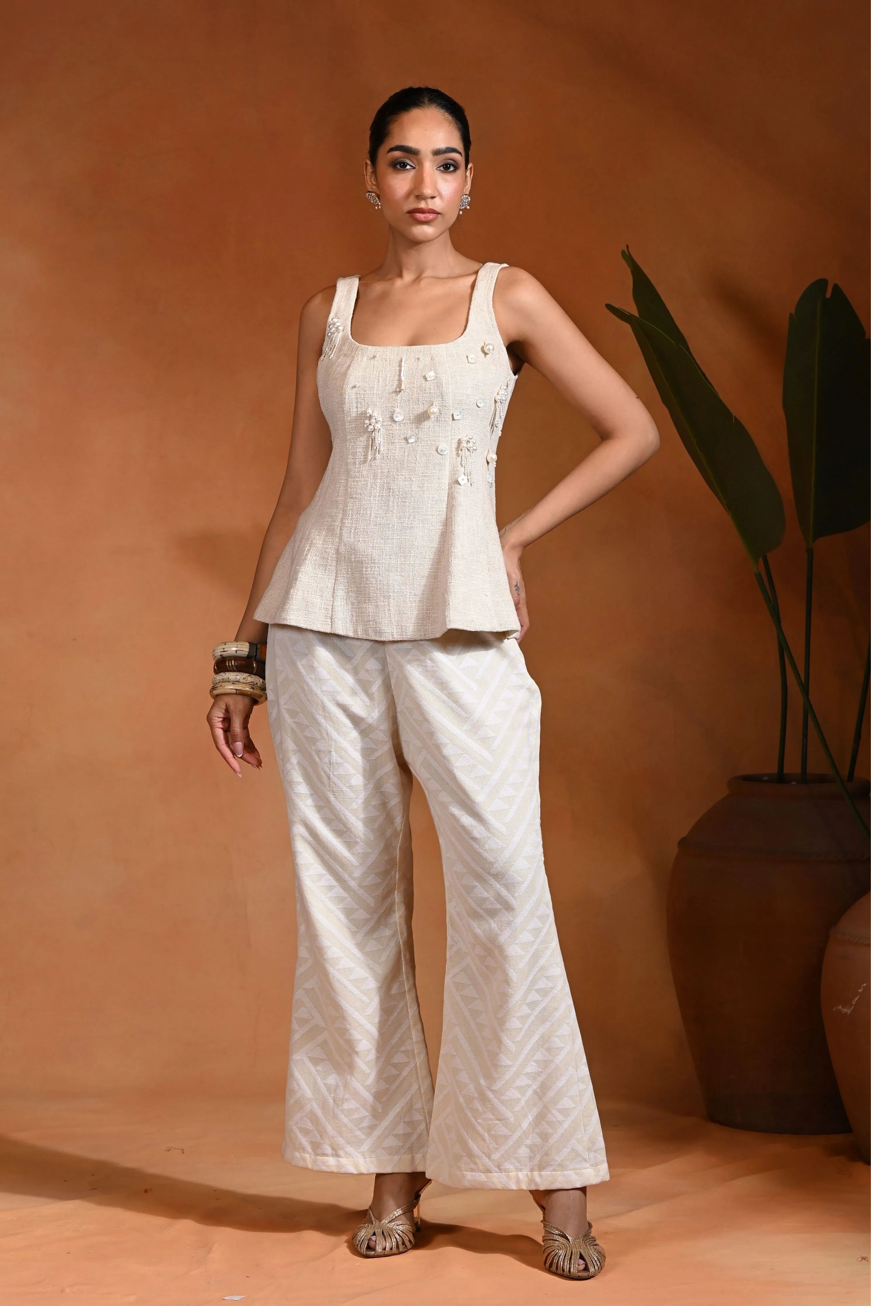 Ivory Ujla Co-Ord Set
