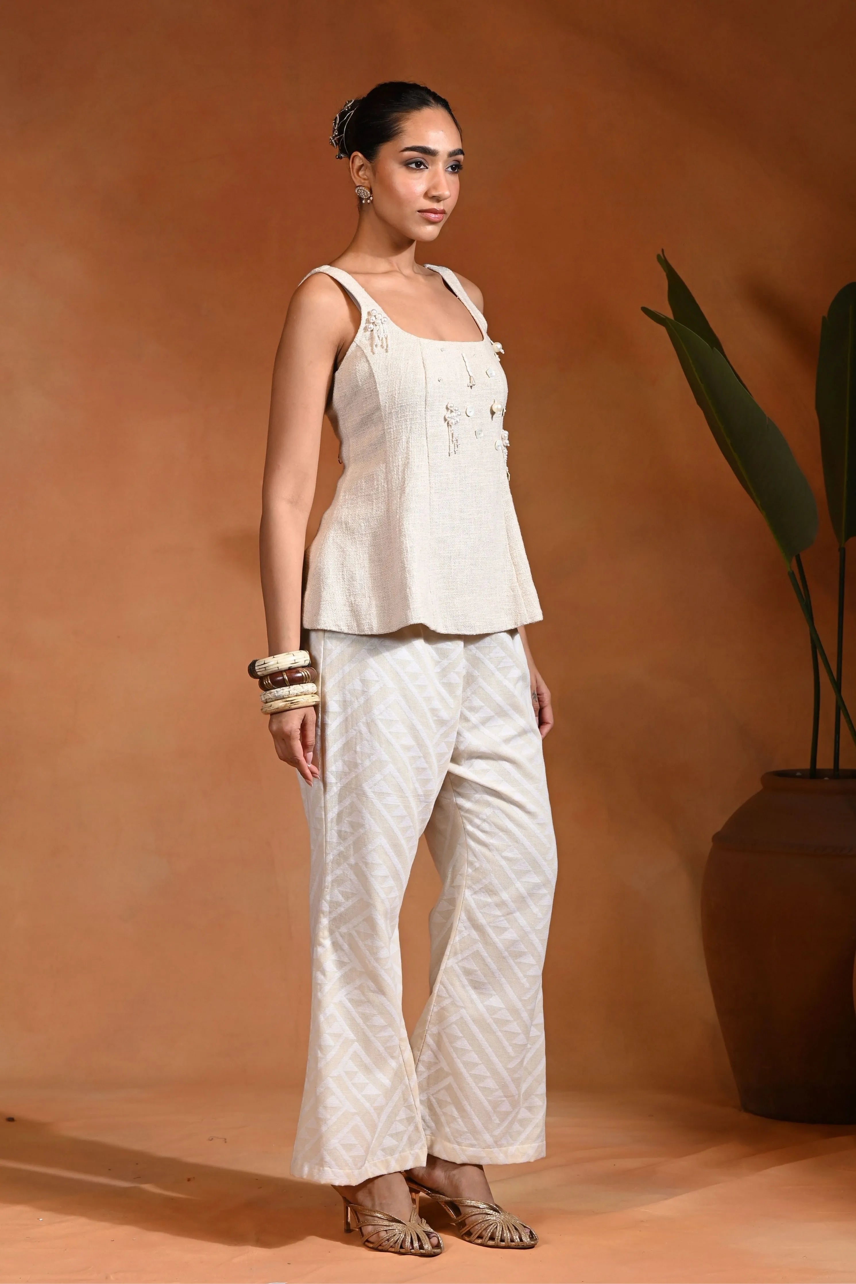 Ivory Ujla Co-Ord Set