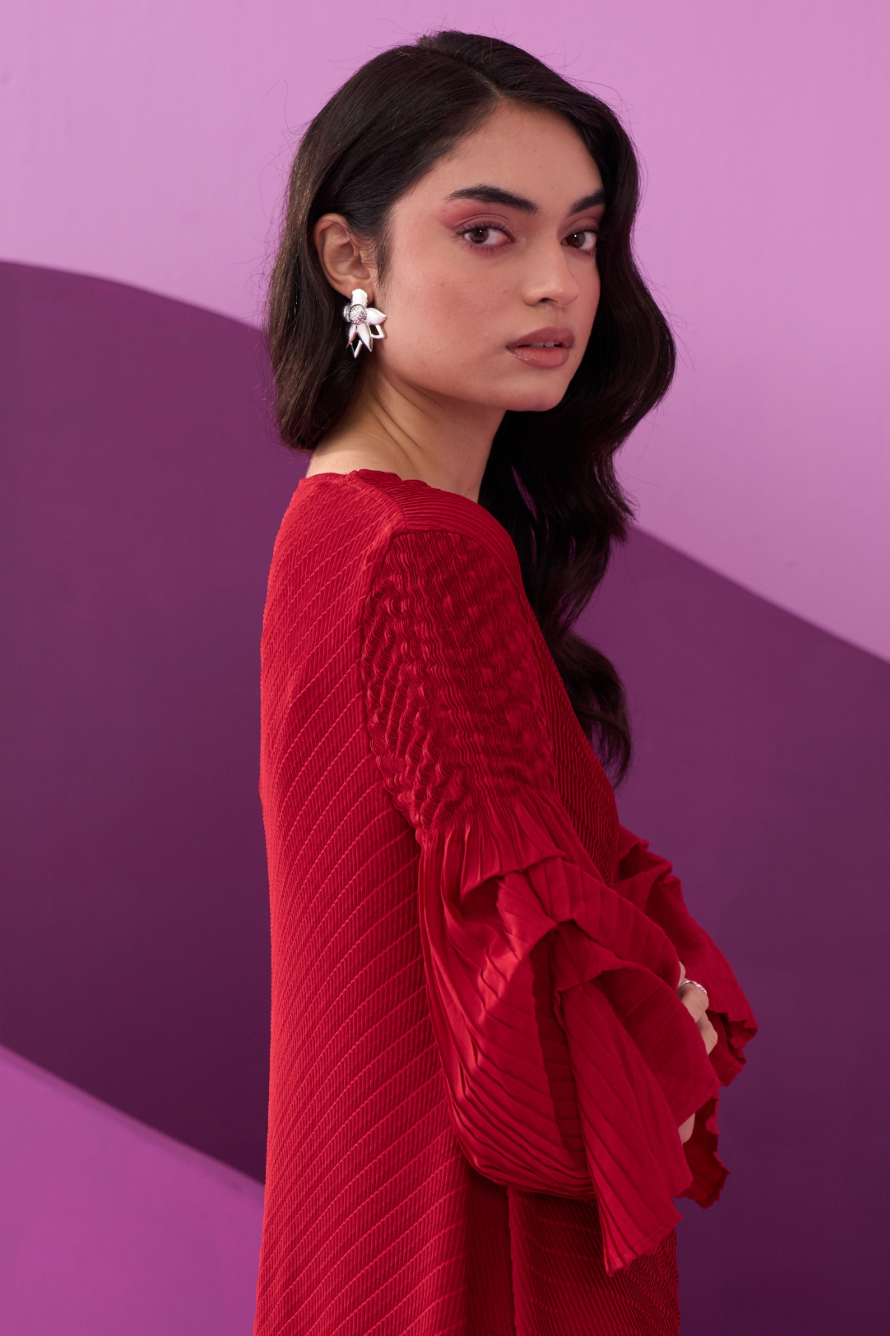 Red Amelia Dress