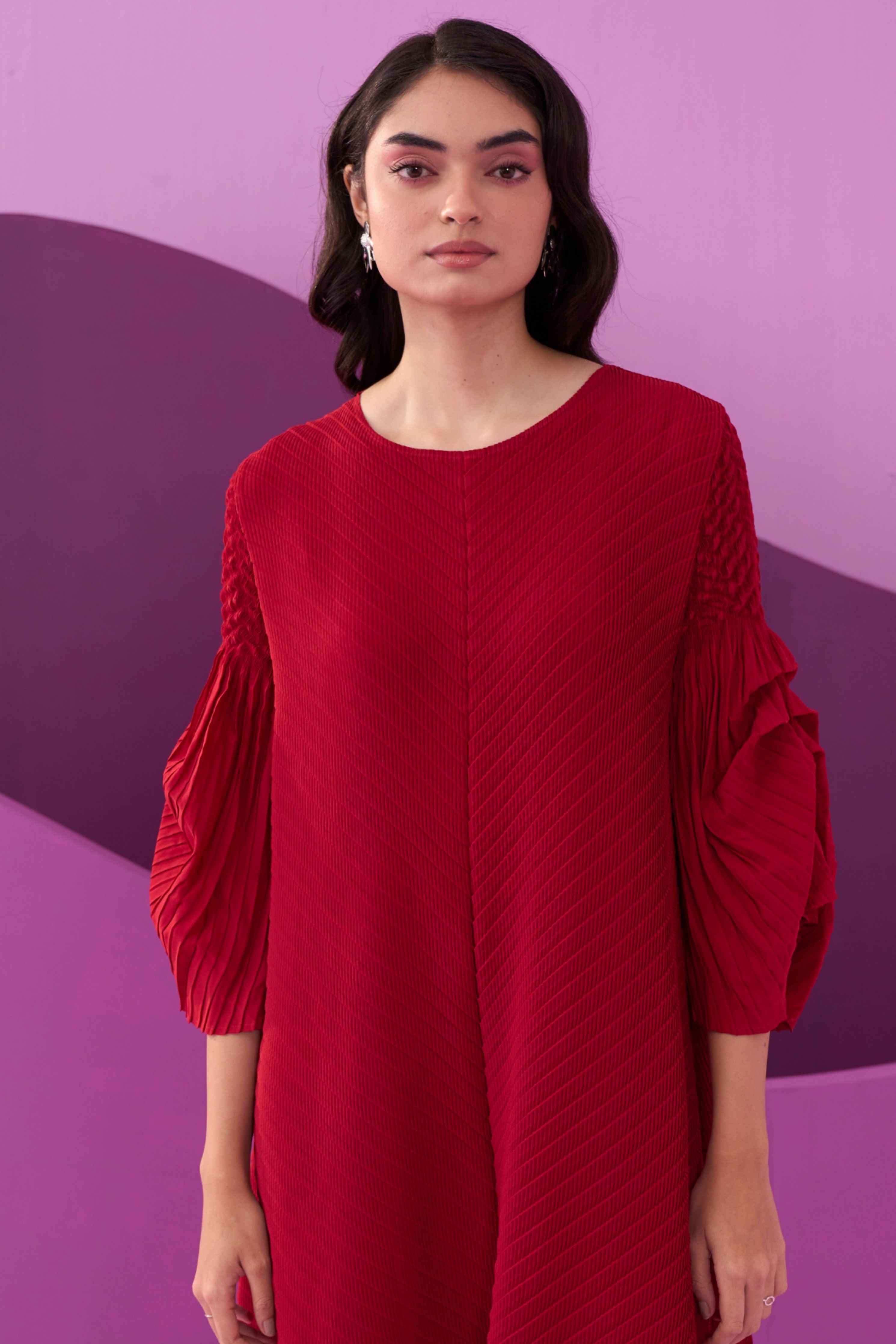 Red Amelia Dress
