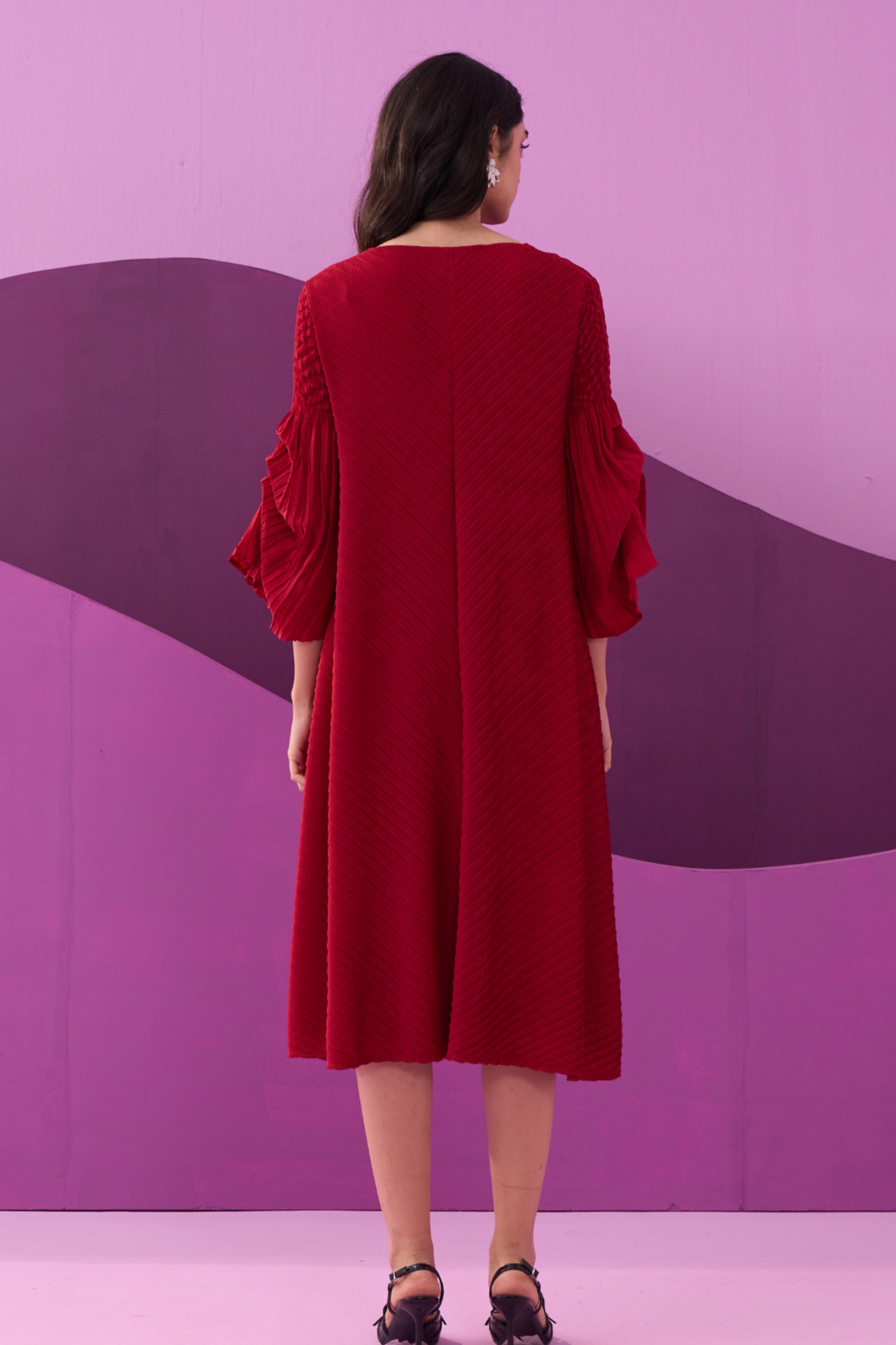 Red Amelia Dress