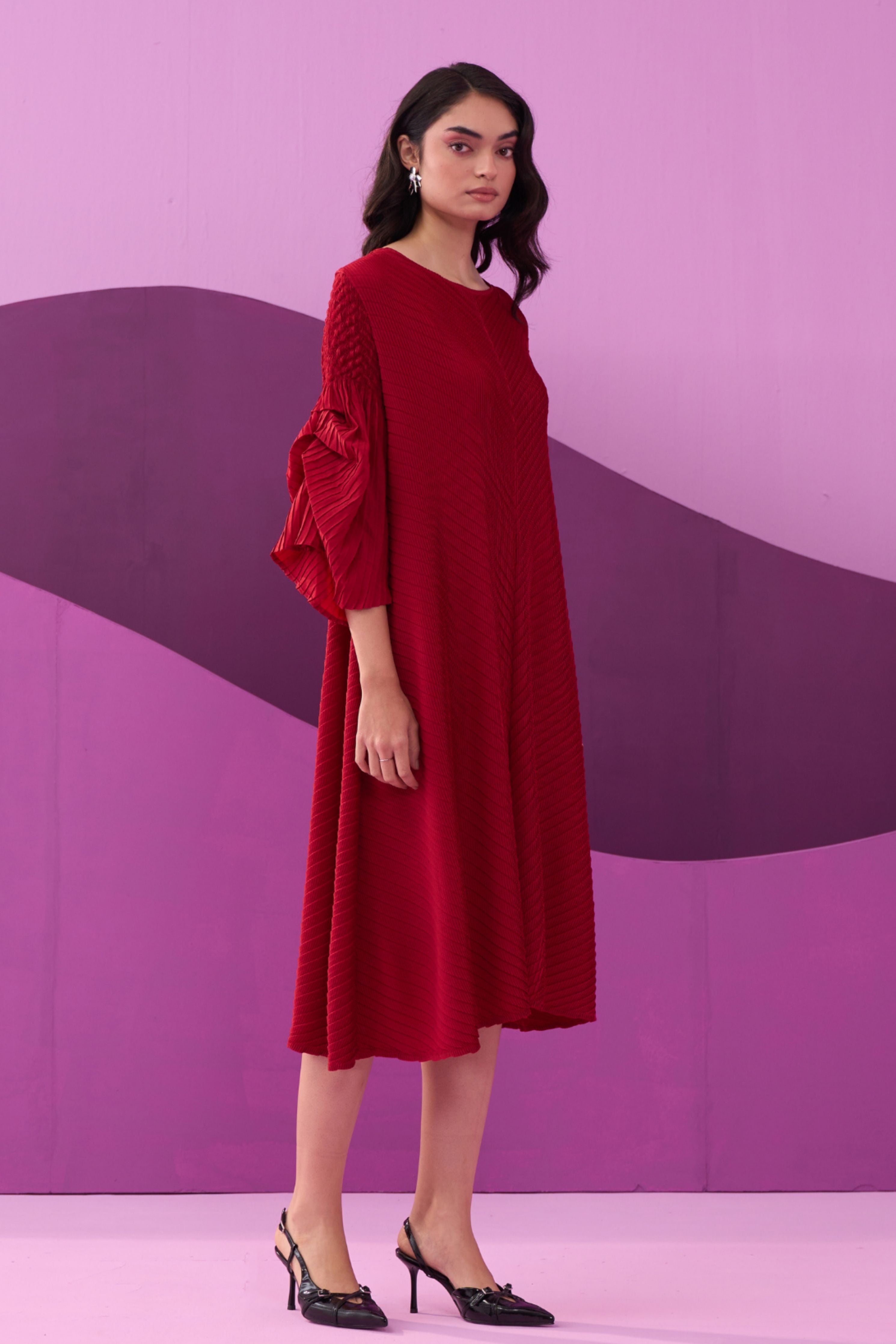 Red Amelia Dress