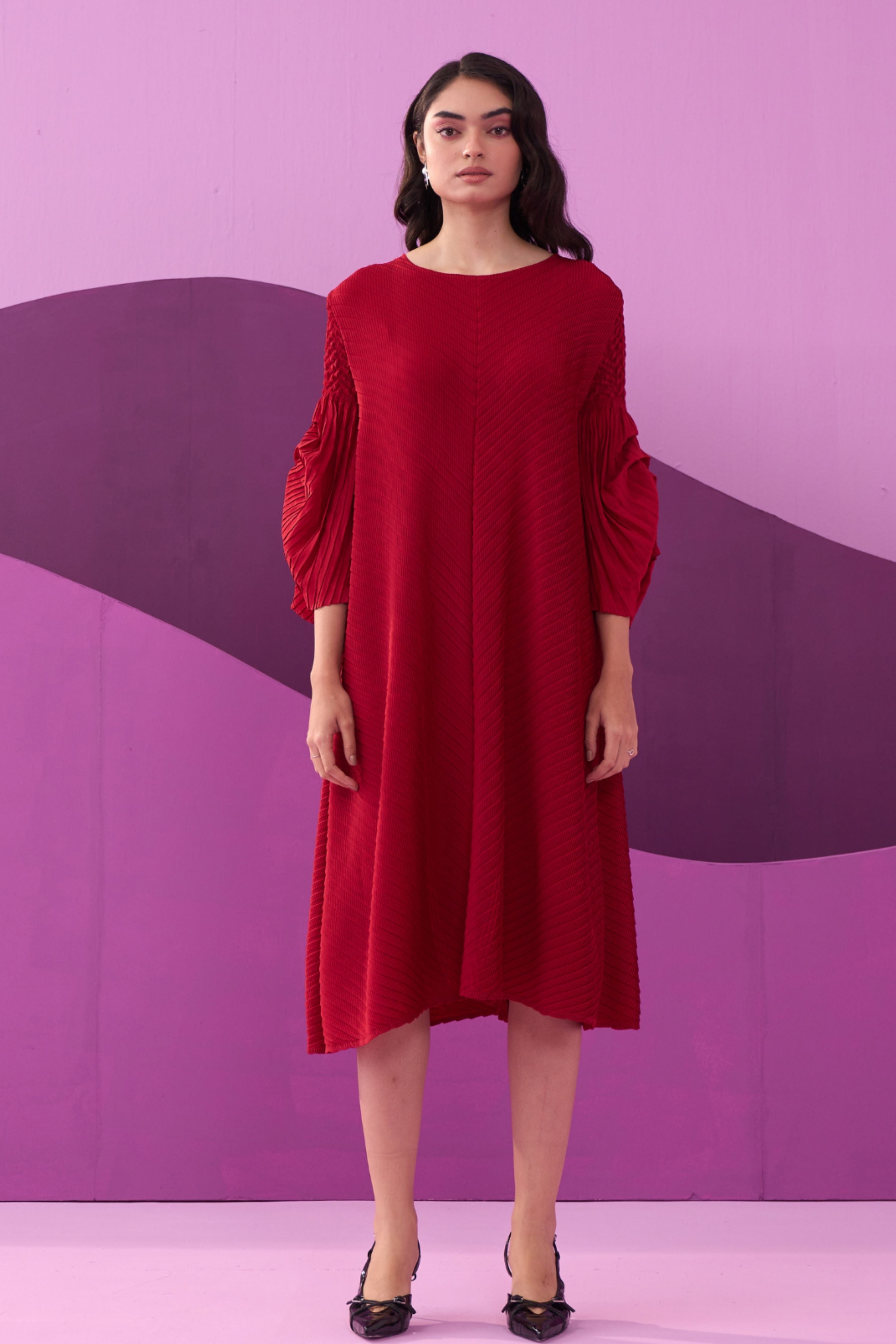 Red Amelia Dress