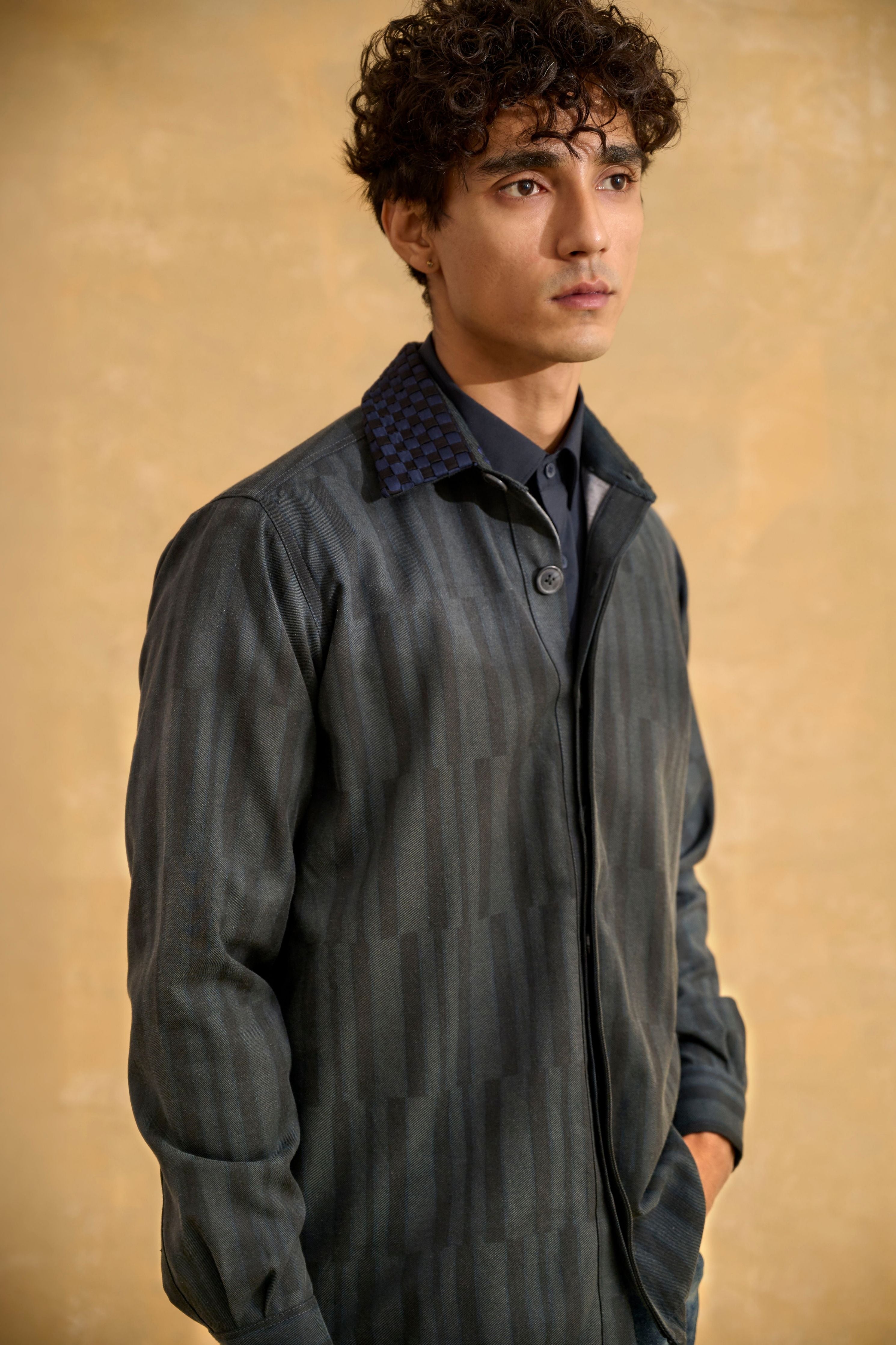 Braided Noir Shacket