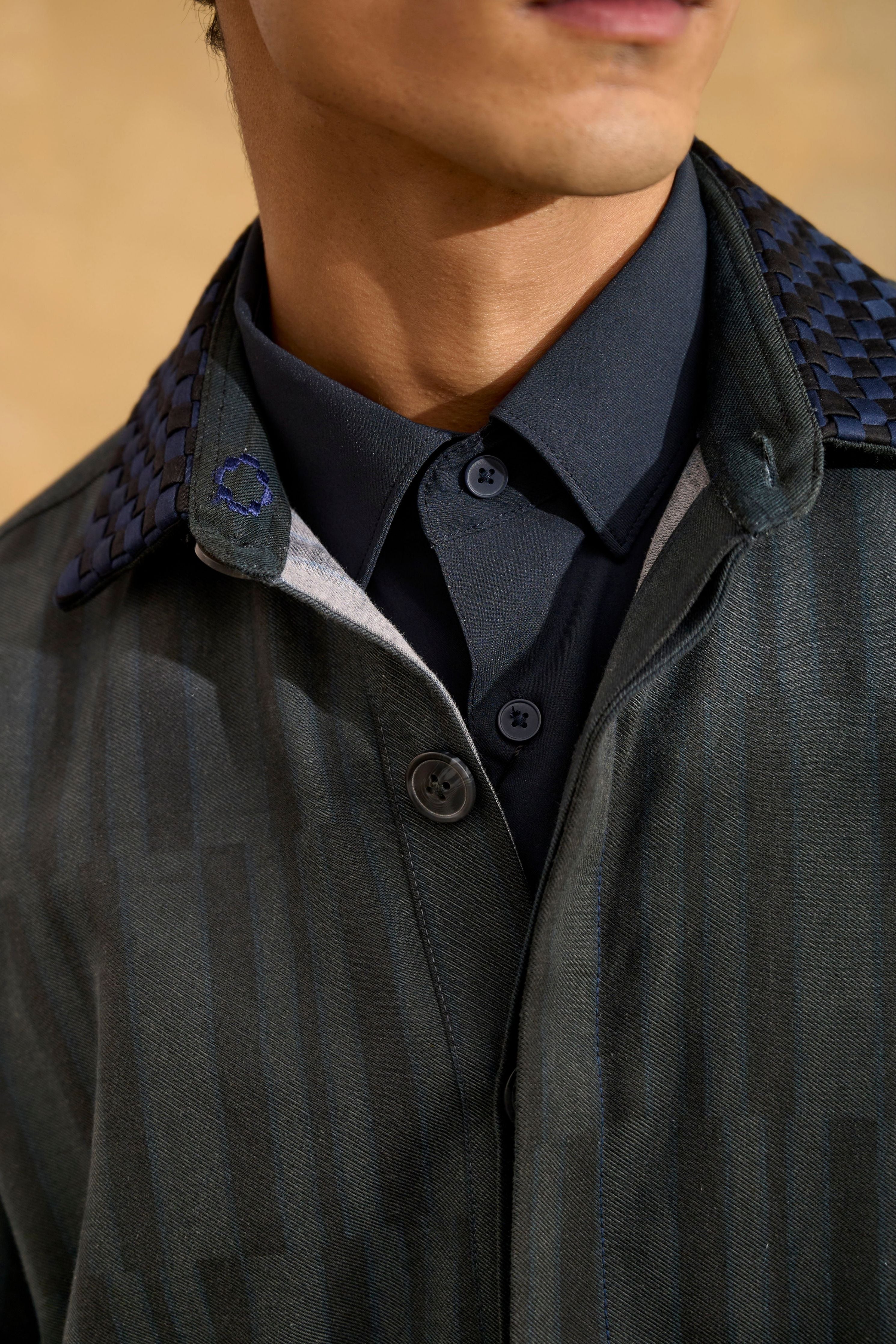 Braided Noir Shacket