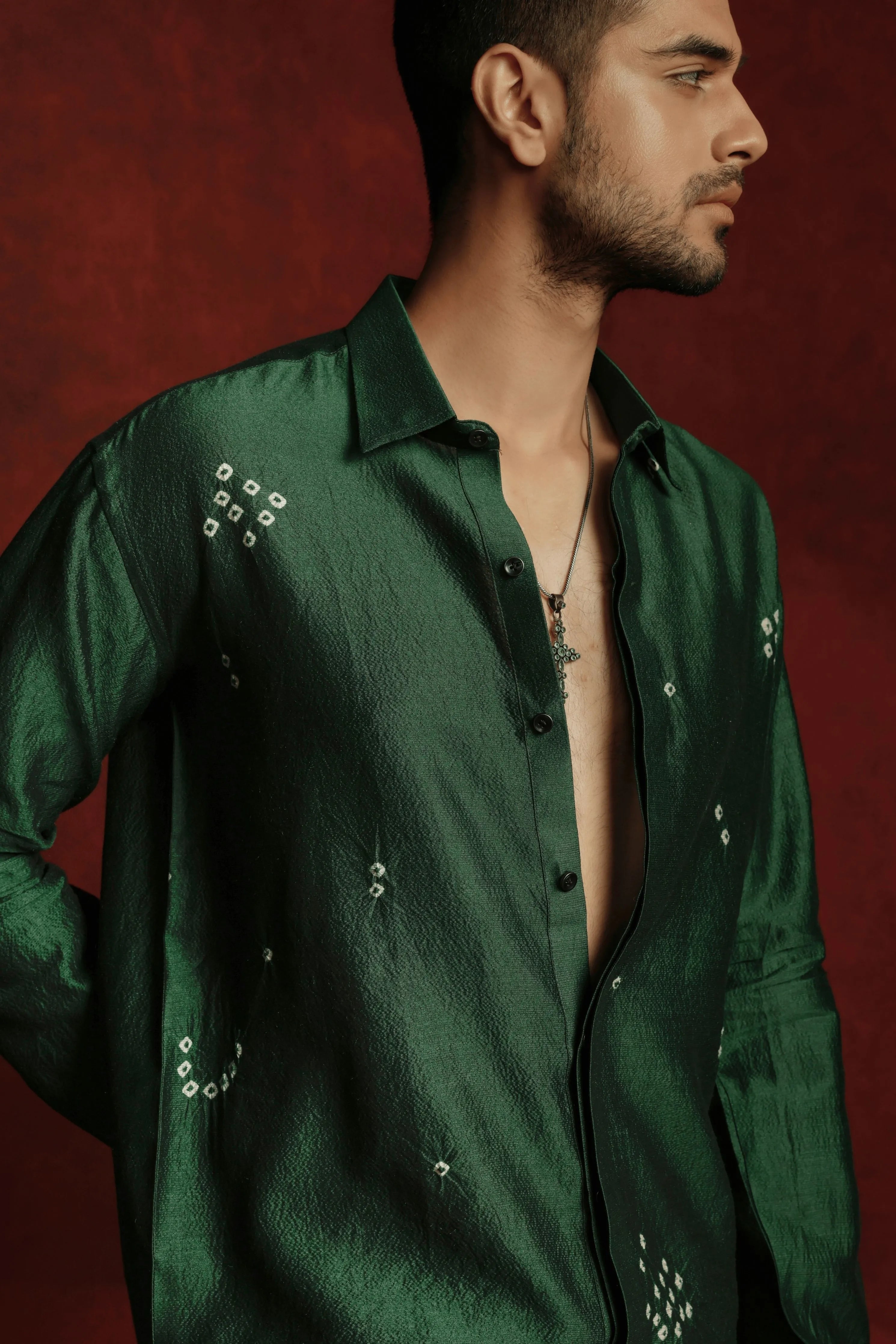 Panna Bandhej Shirt