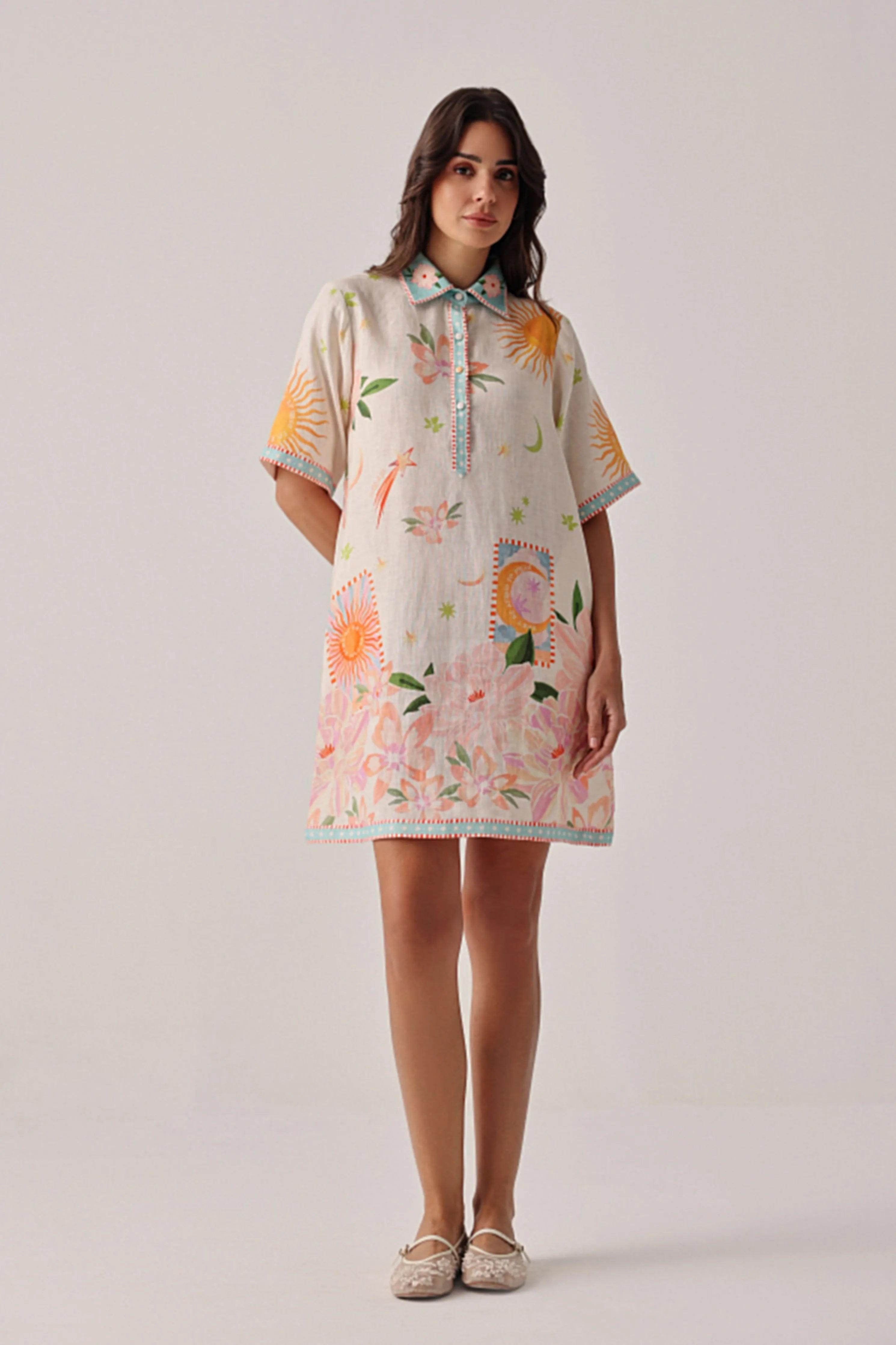 Amara Mini Azure Dress
