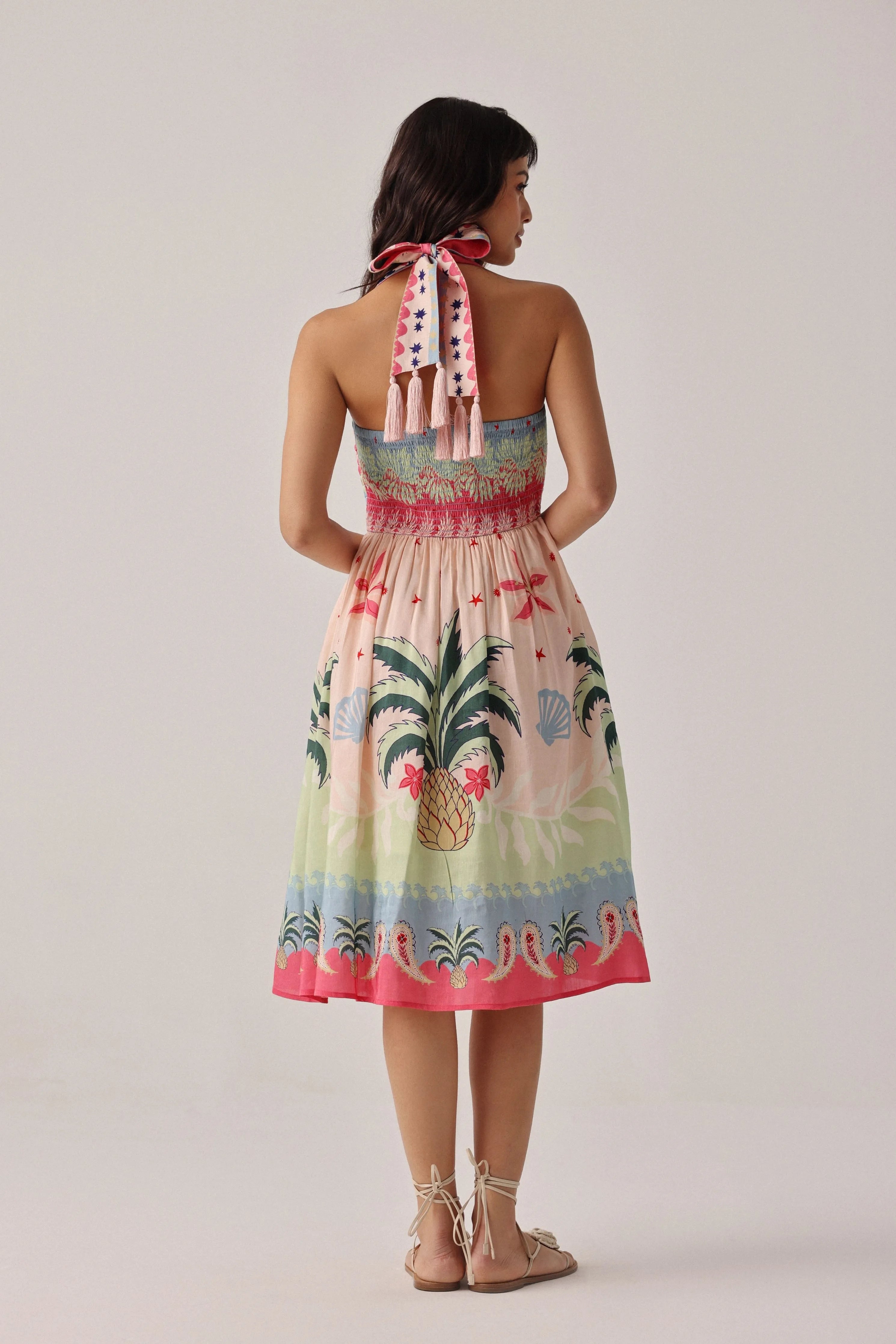 Hazel Midi Ananas Dress