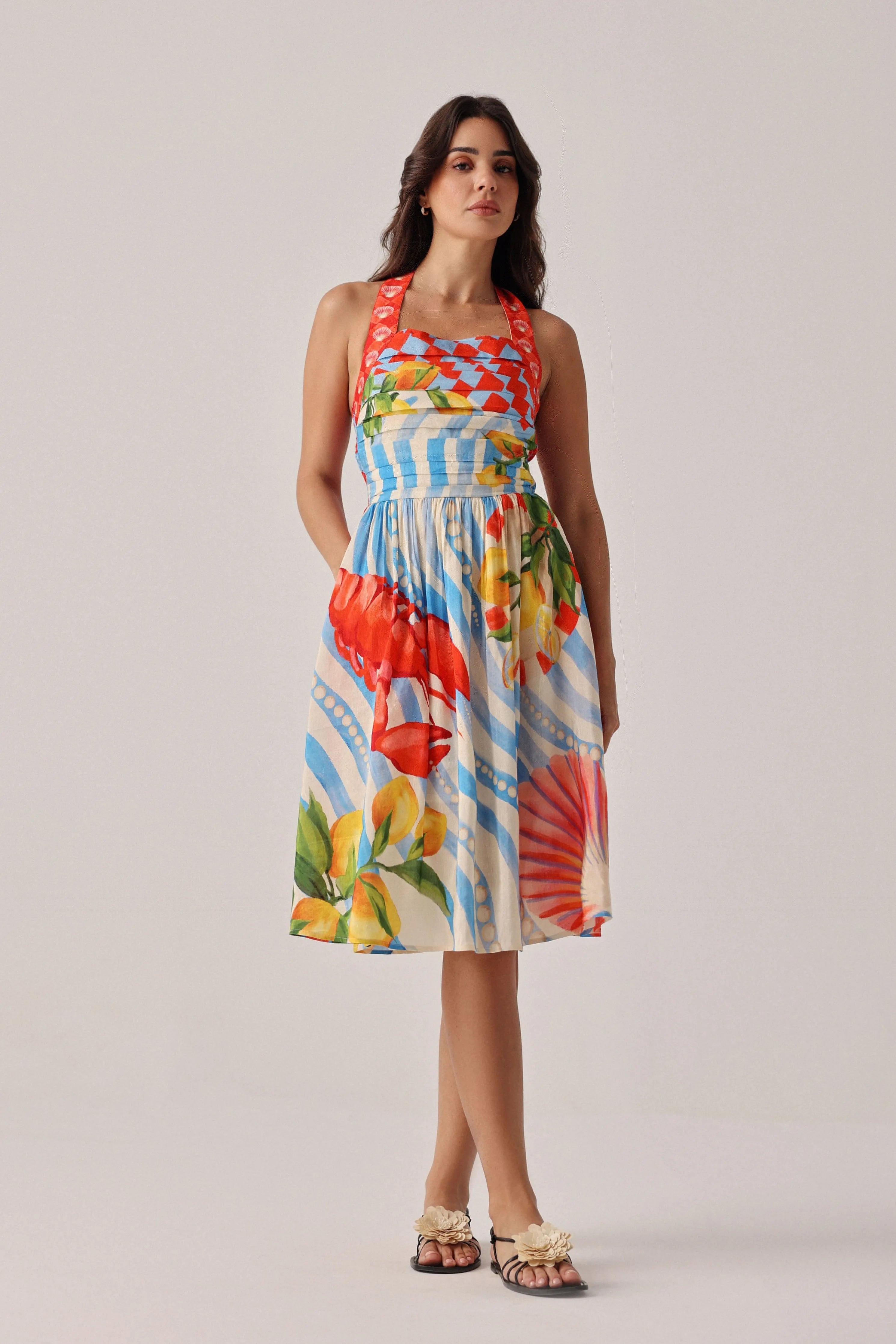 Hazel Midi Summer Zest Dress