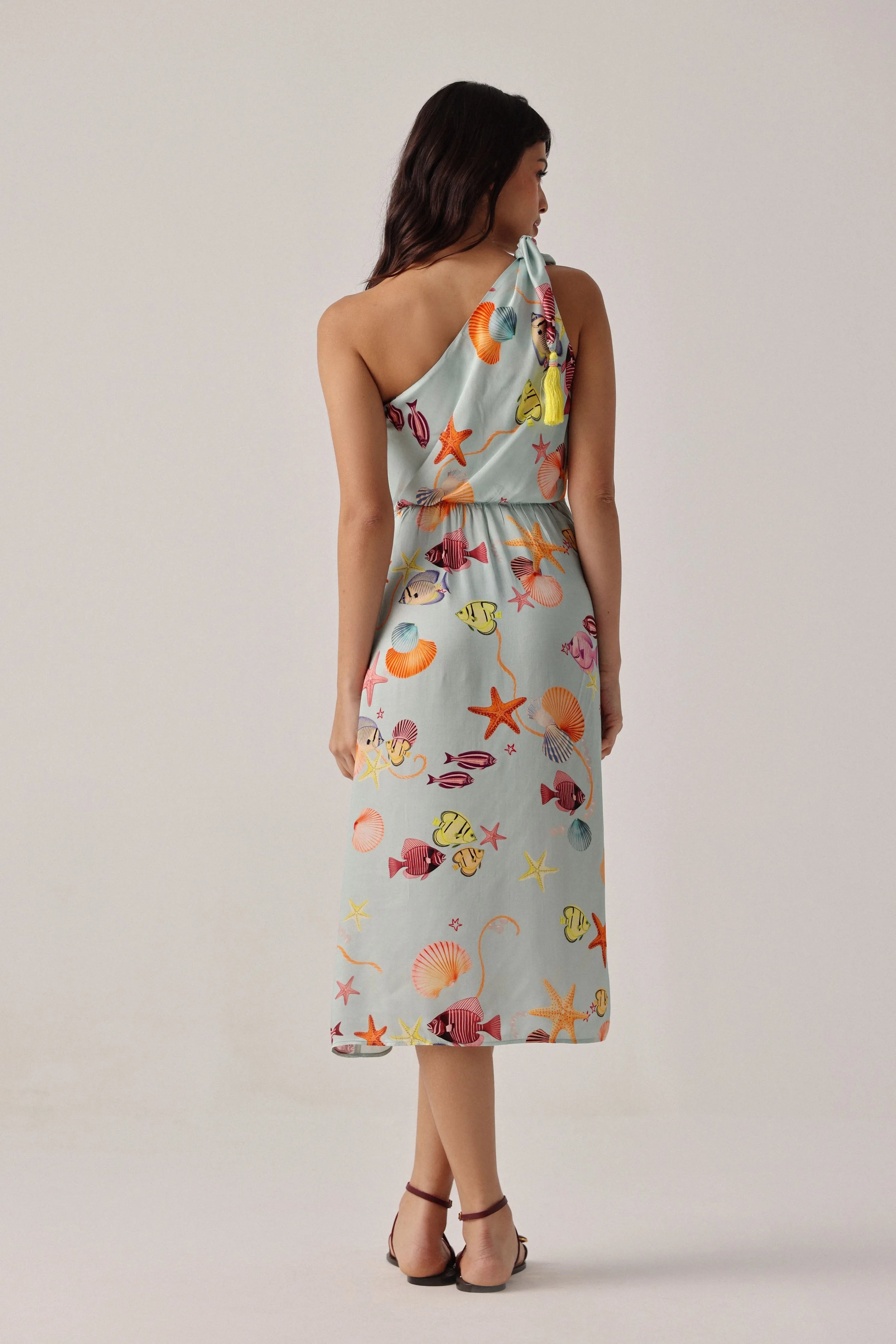 Isla Midi Seaborn Dress
