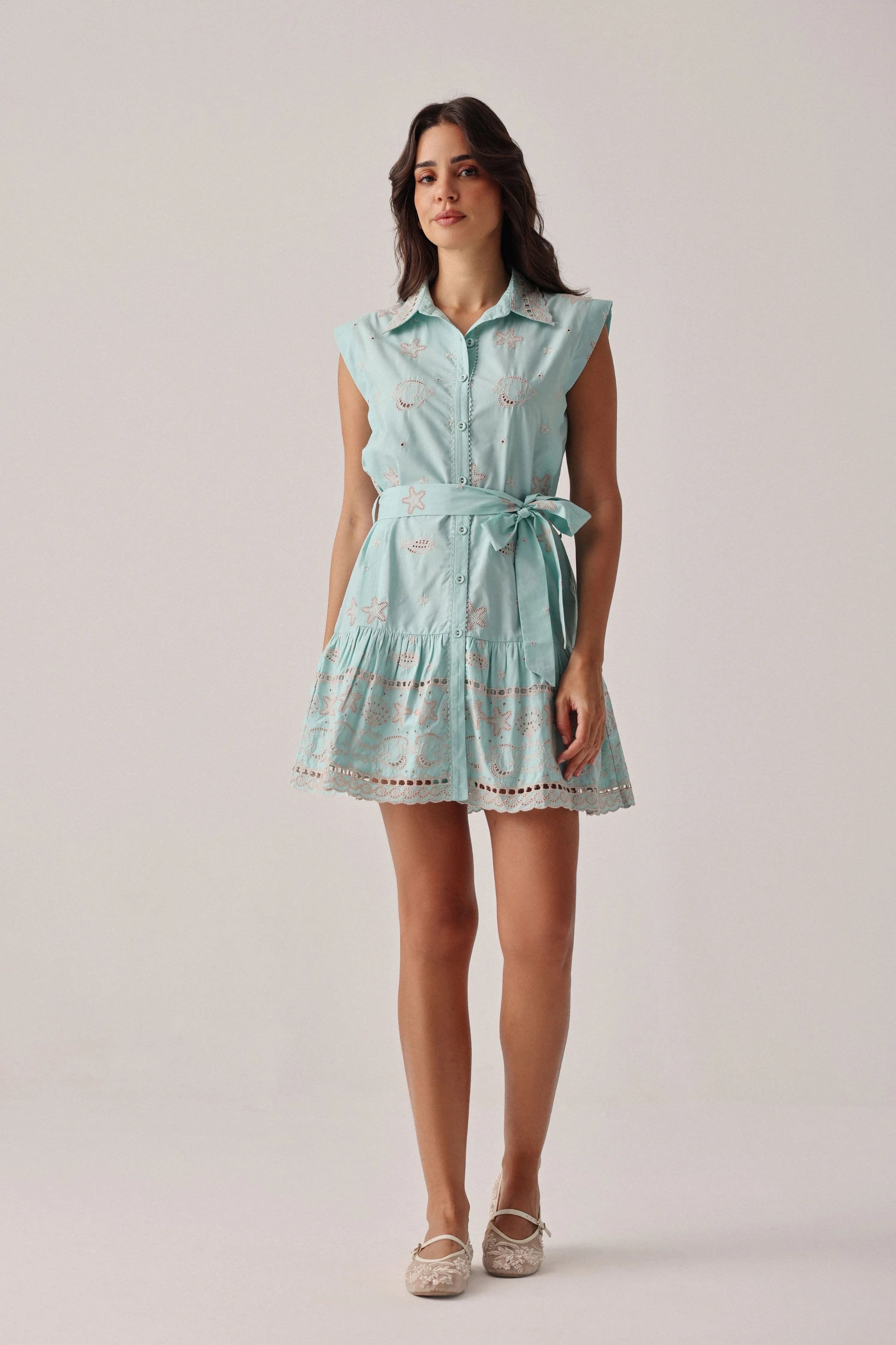 Vega Mini Aqua Dress