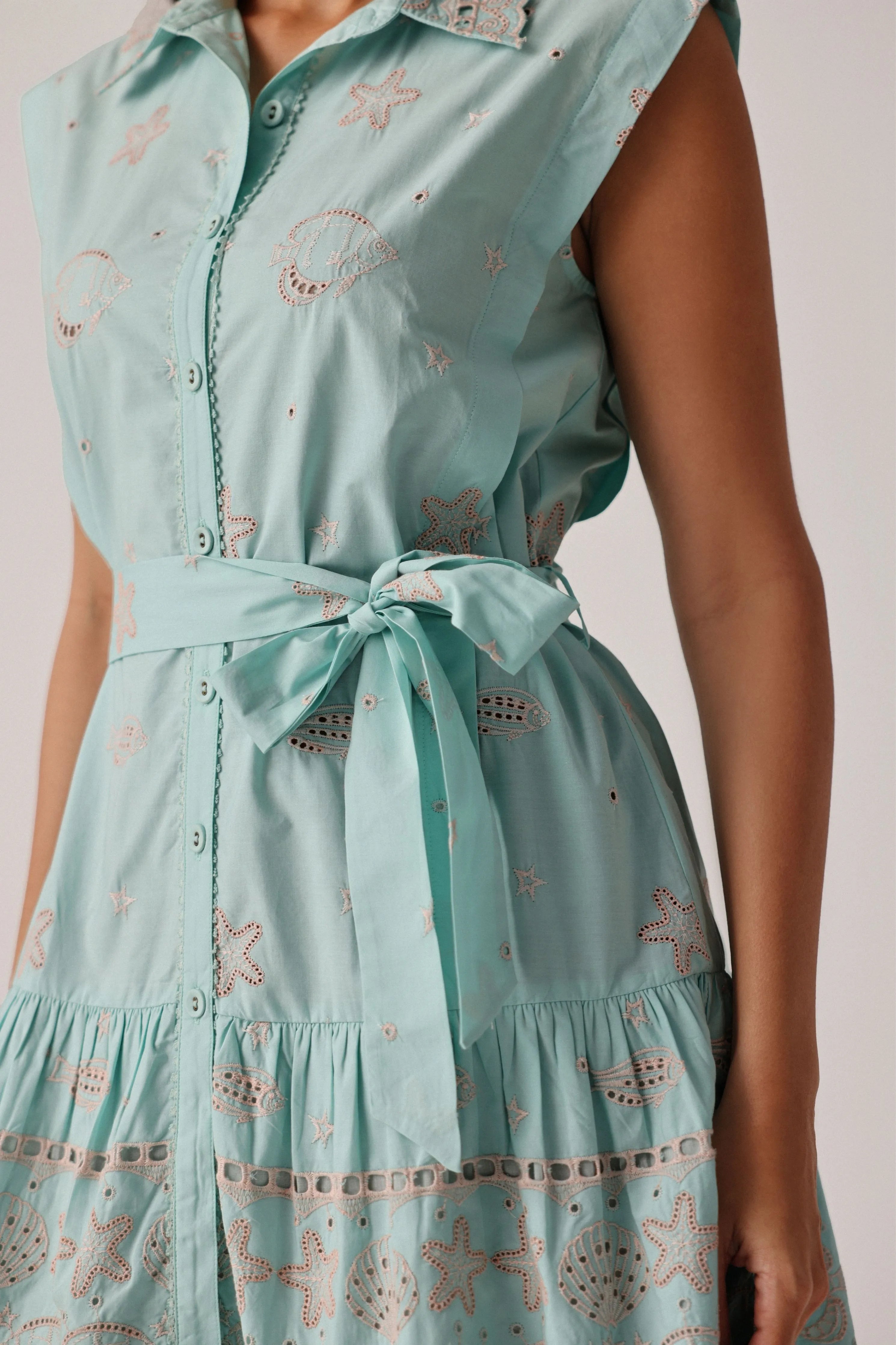 Vega Mini Aqua Dress