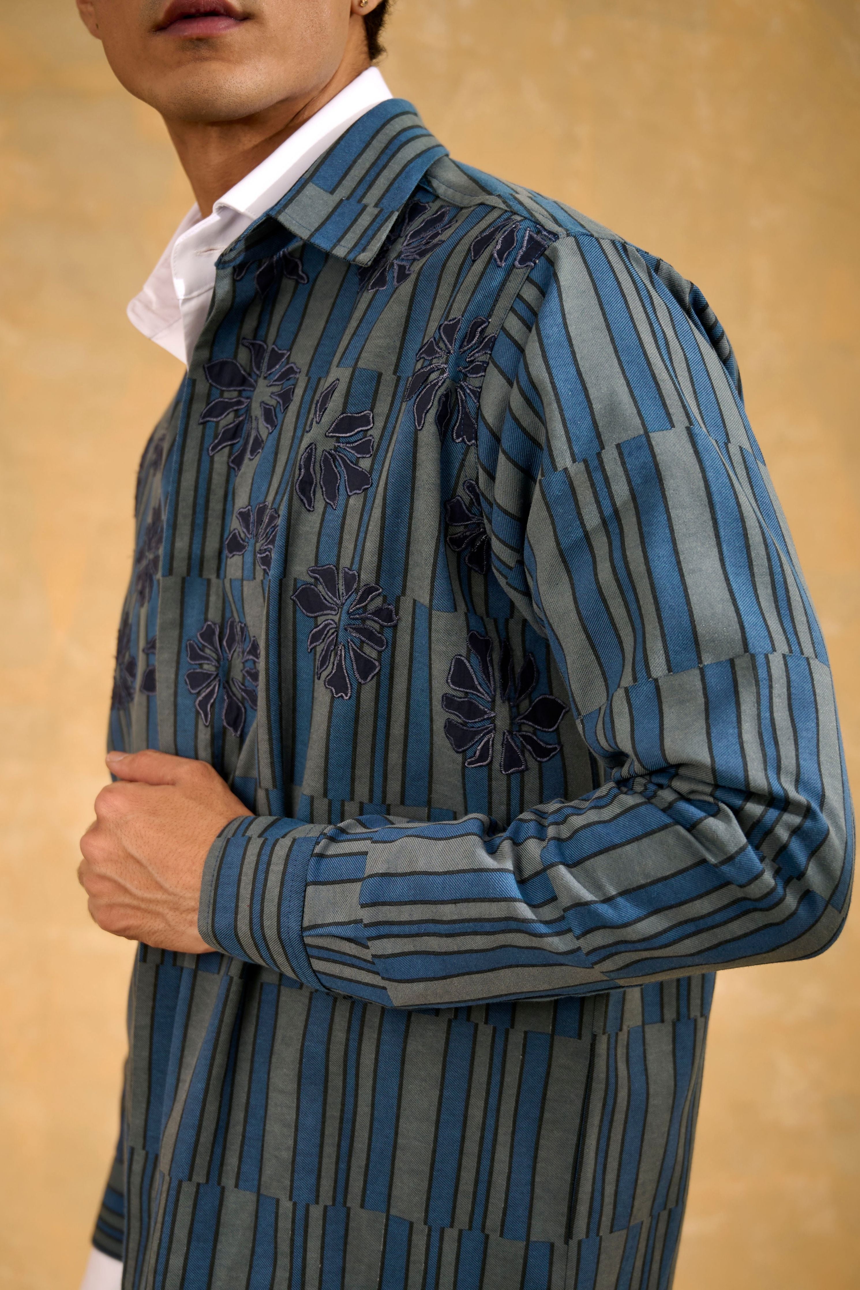 Meridian Bloom Shacket