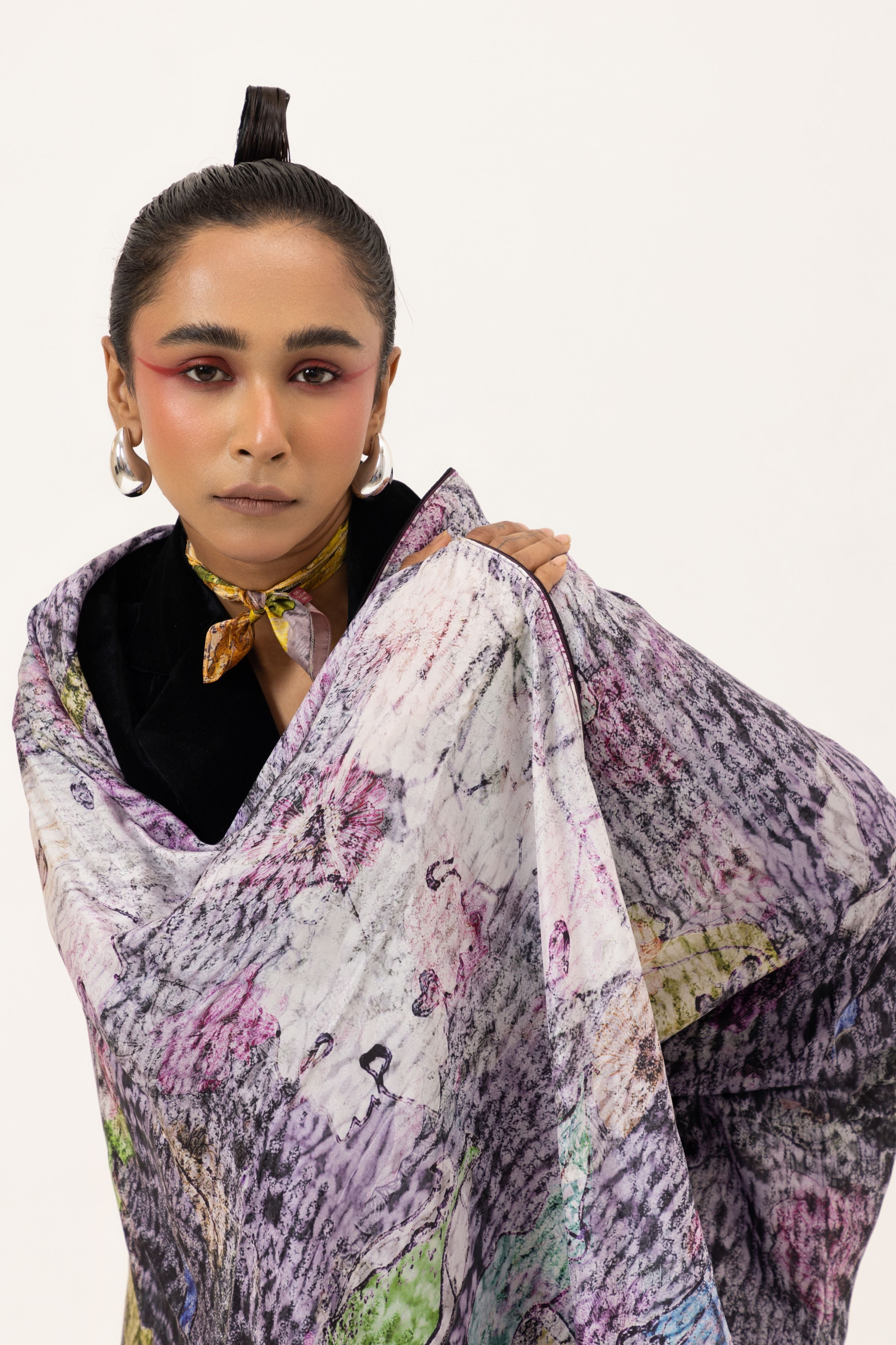 Lavender Drift Silk Saree