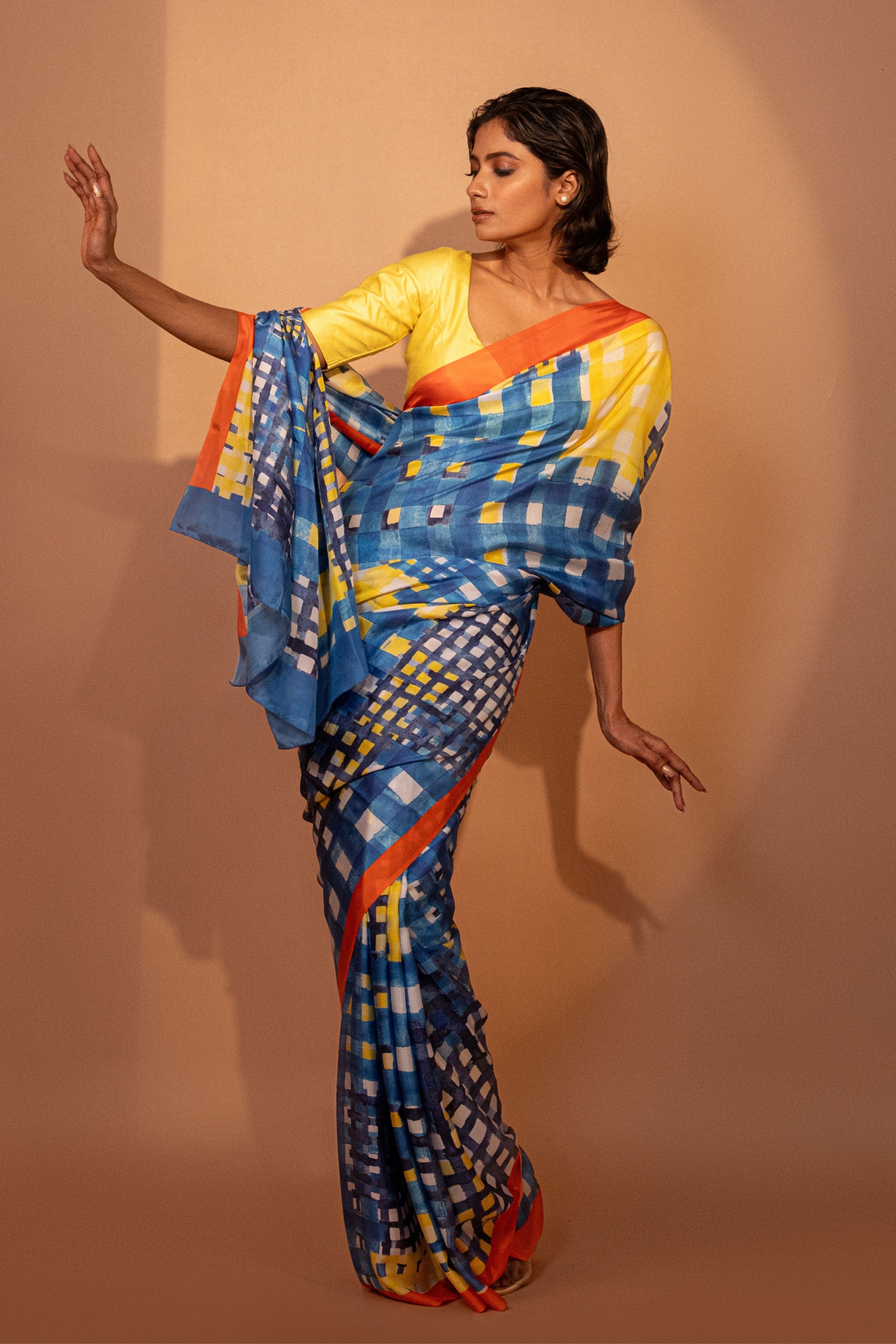 Twilight Tango Silk Saree