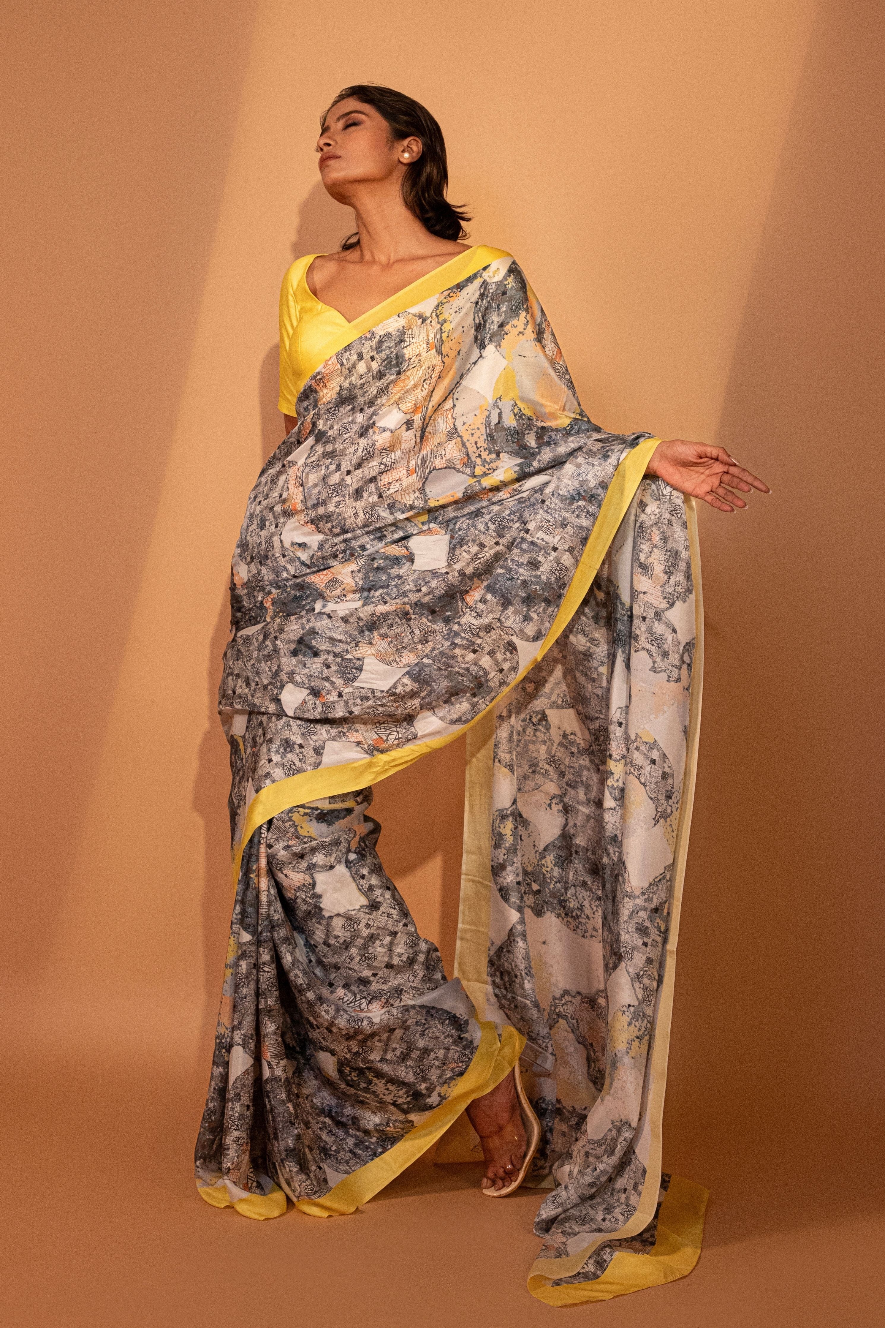 Urban Chic Amber Silk Saree