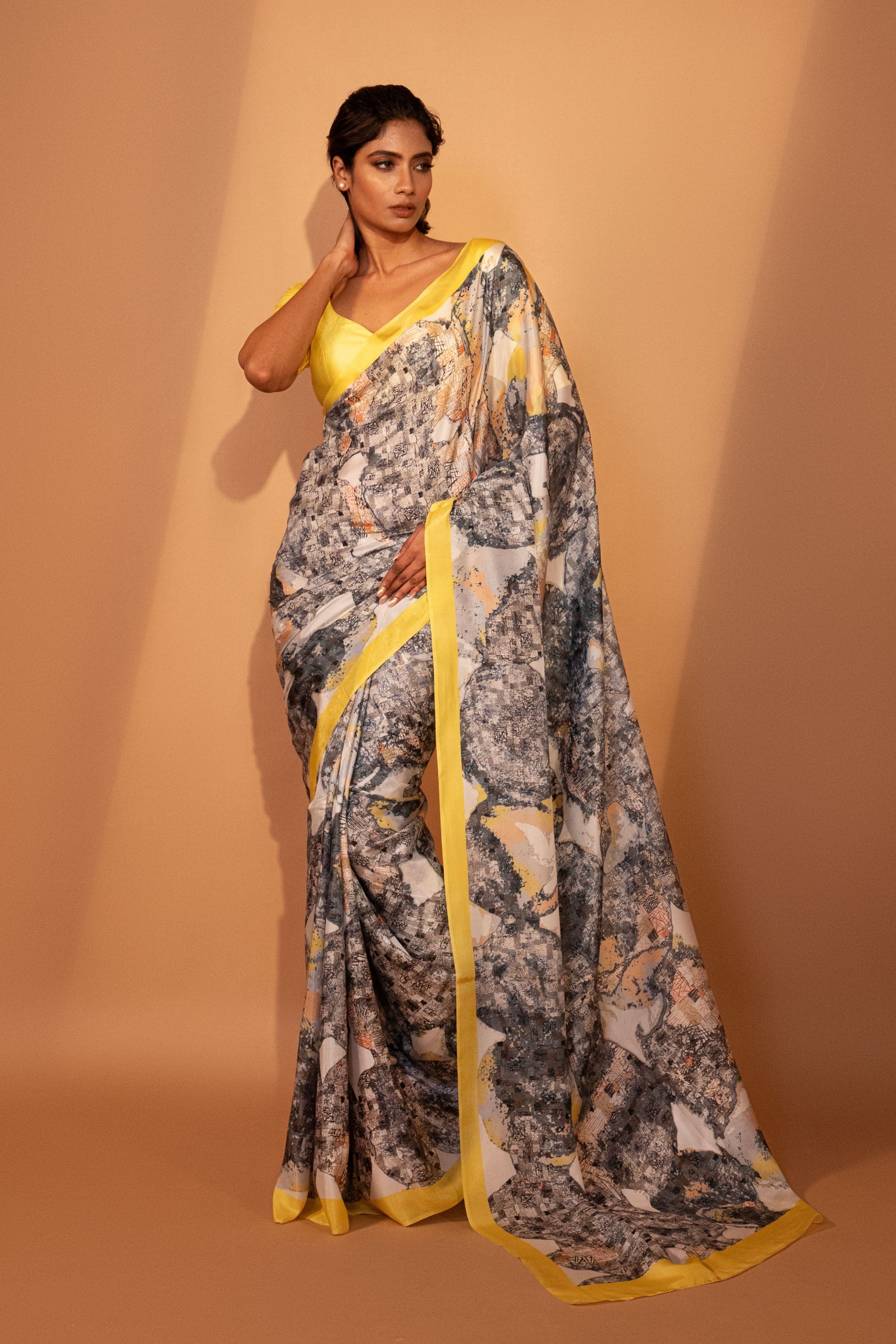 Urban Chic Amber Silk Saree