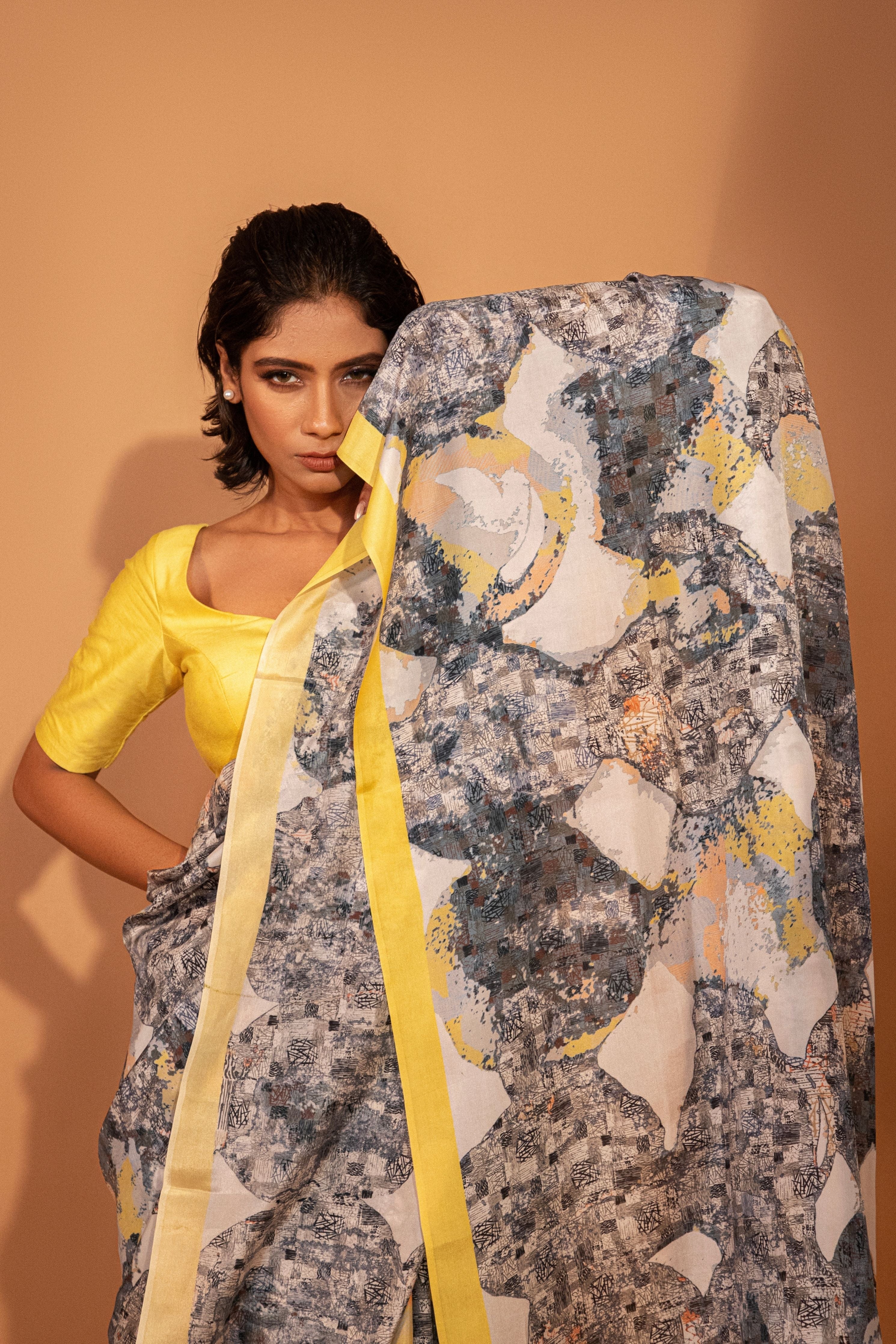 Urban Chic Amber Silk Saree