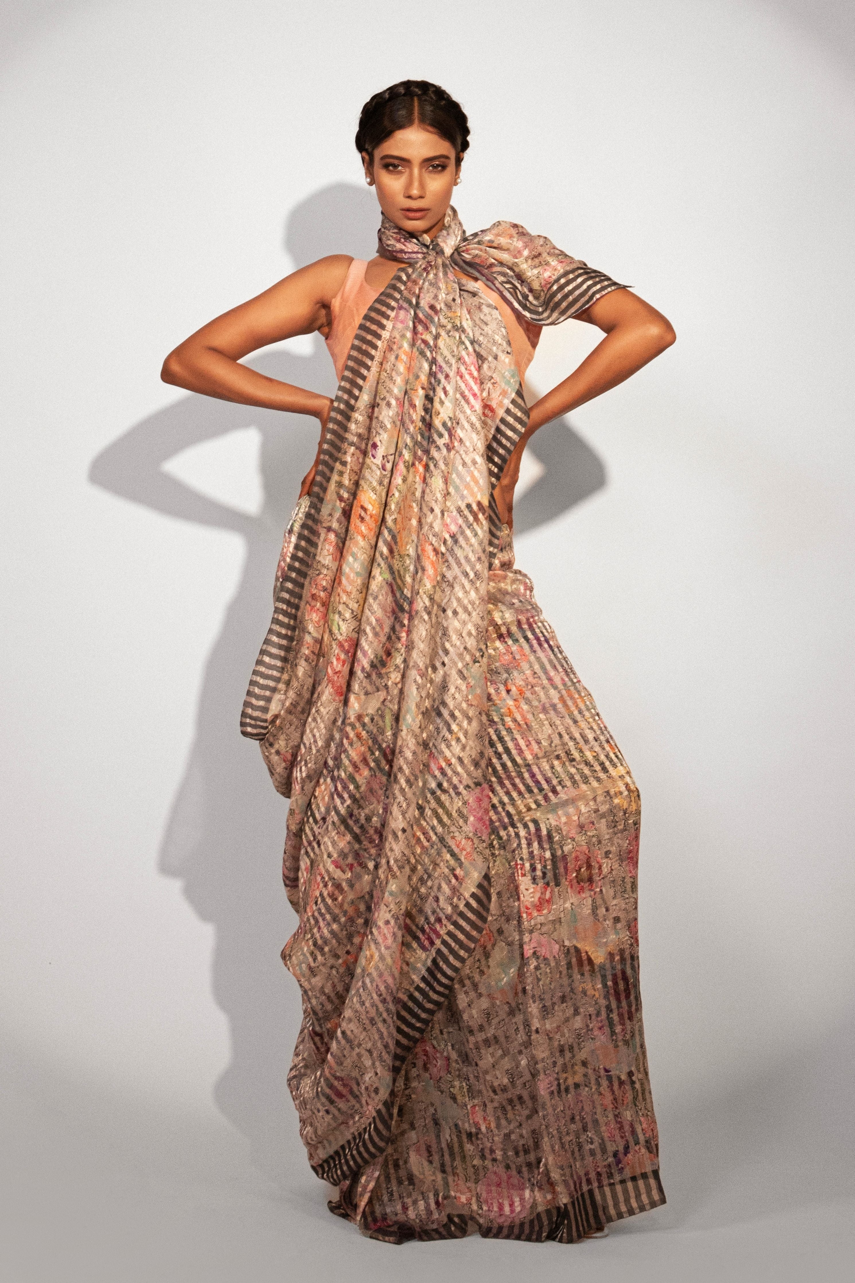 Ethereal Bloom Silk Saree