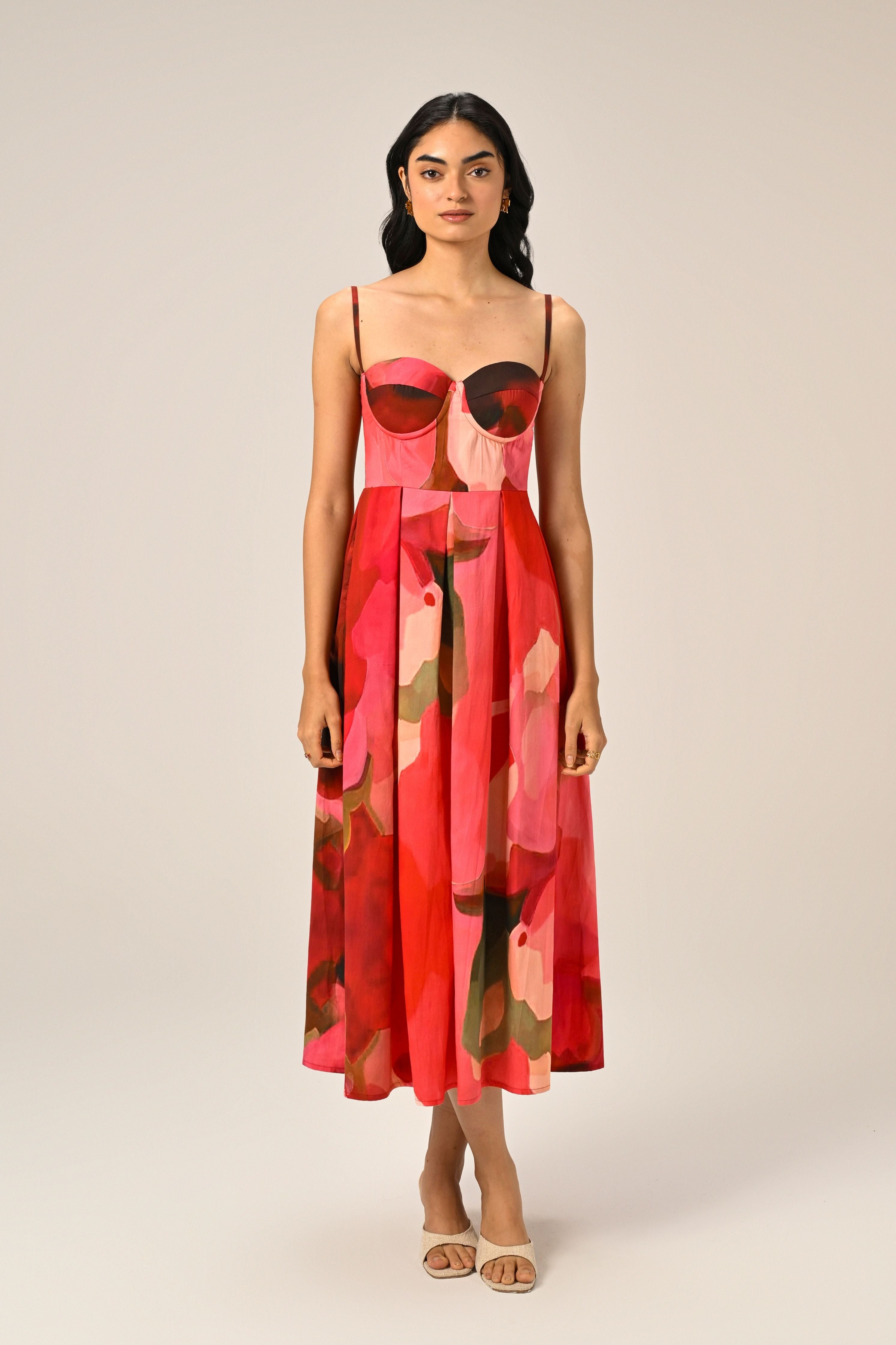 Aurora Rose Padded Dress
