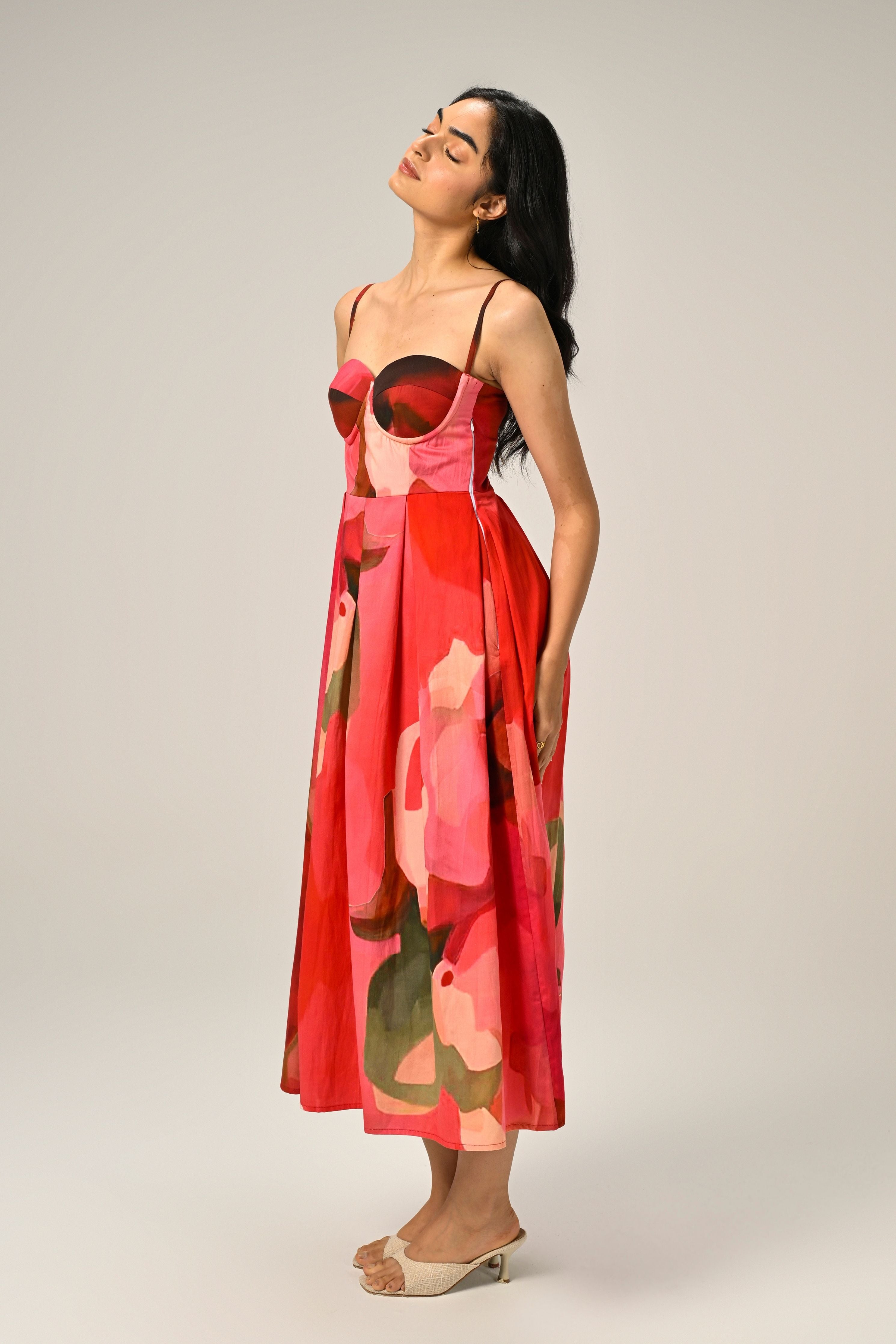 Aurora Rose Padded Dress