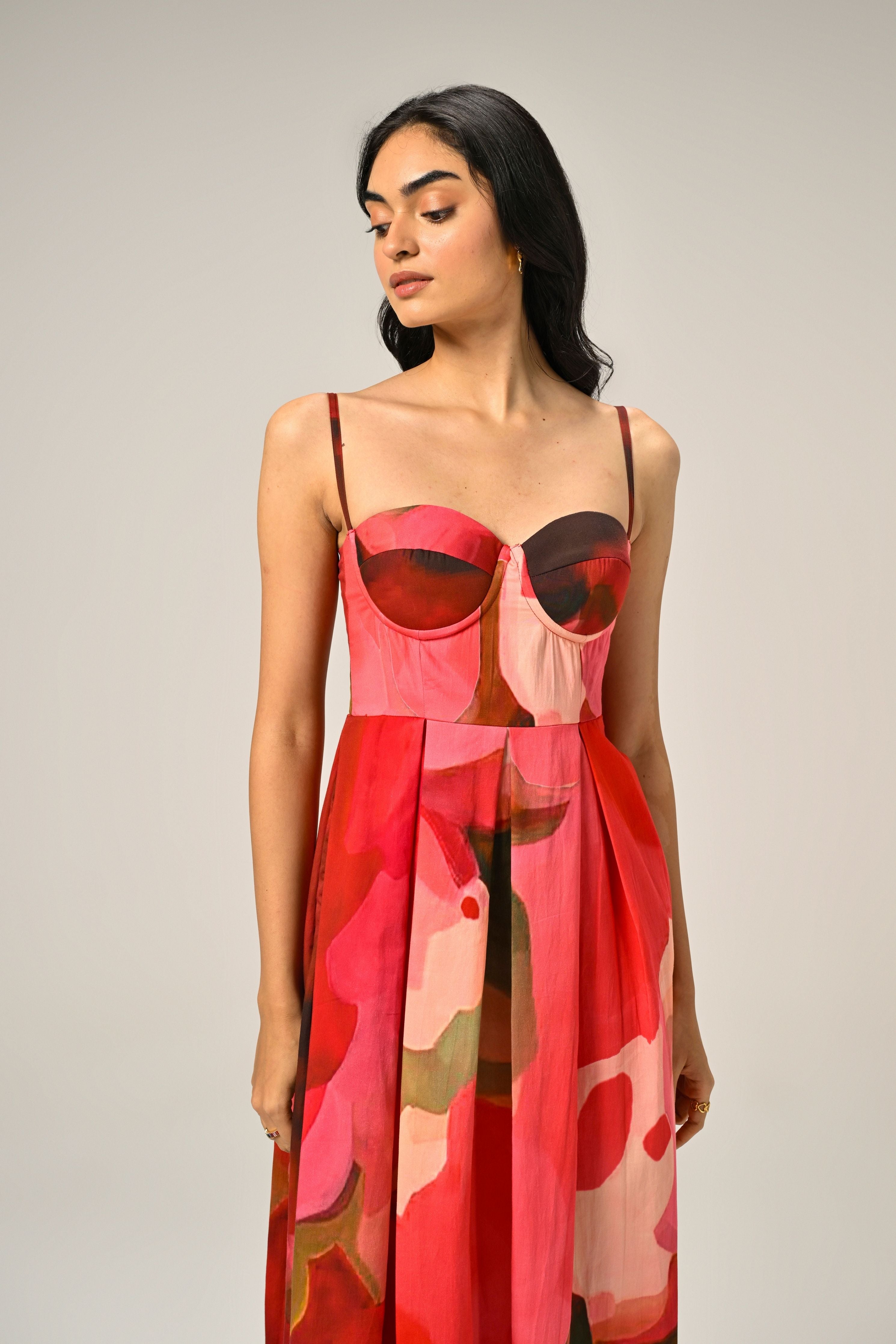 Aurora Rose Padded Dress