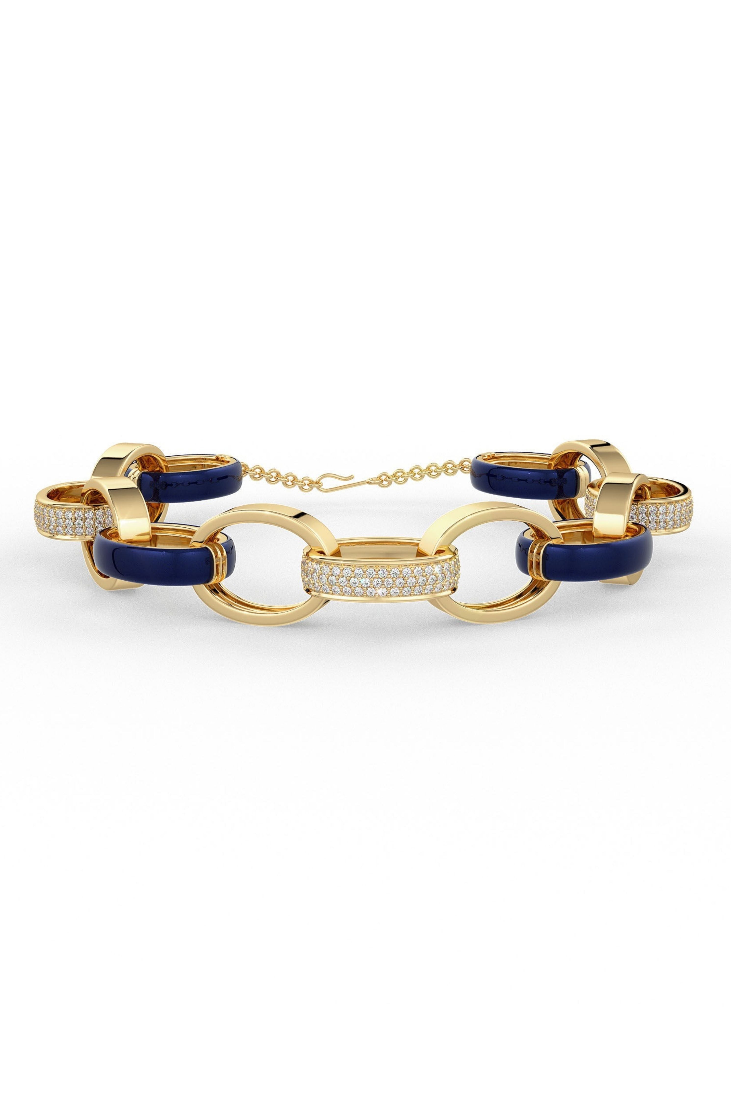 Blue Link bracelet