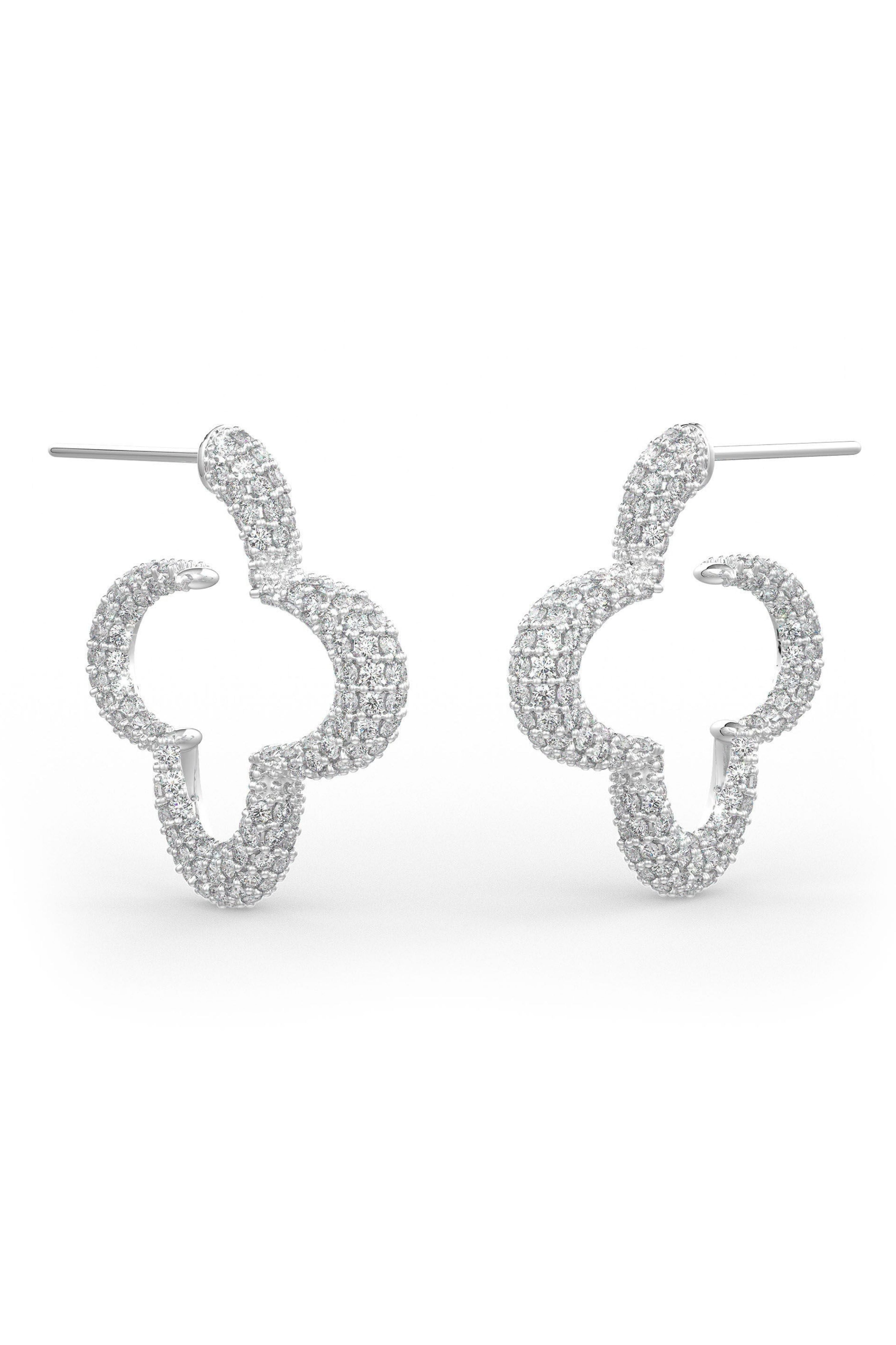 Silver Statement Bella Earrings