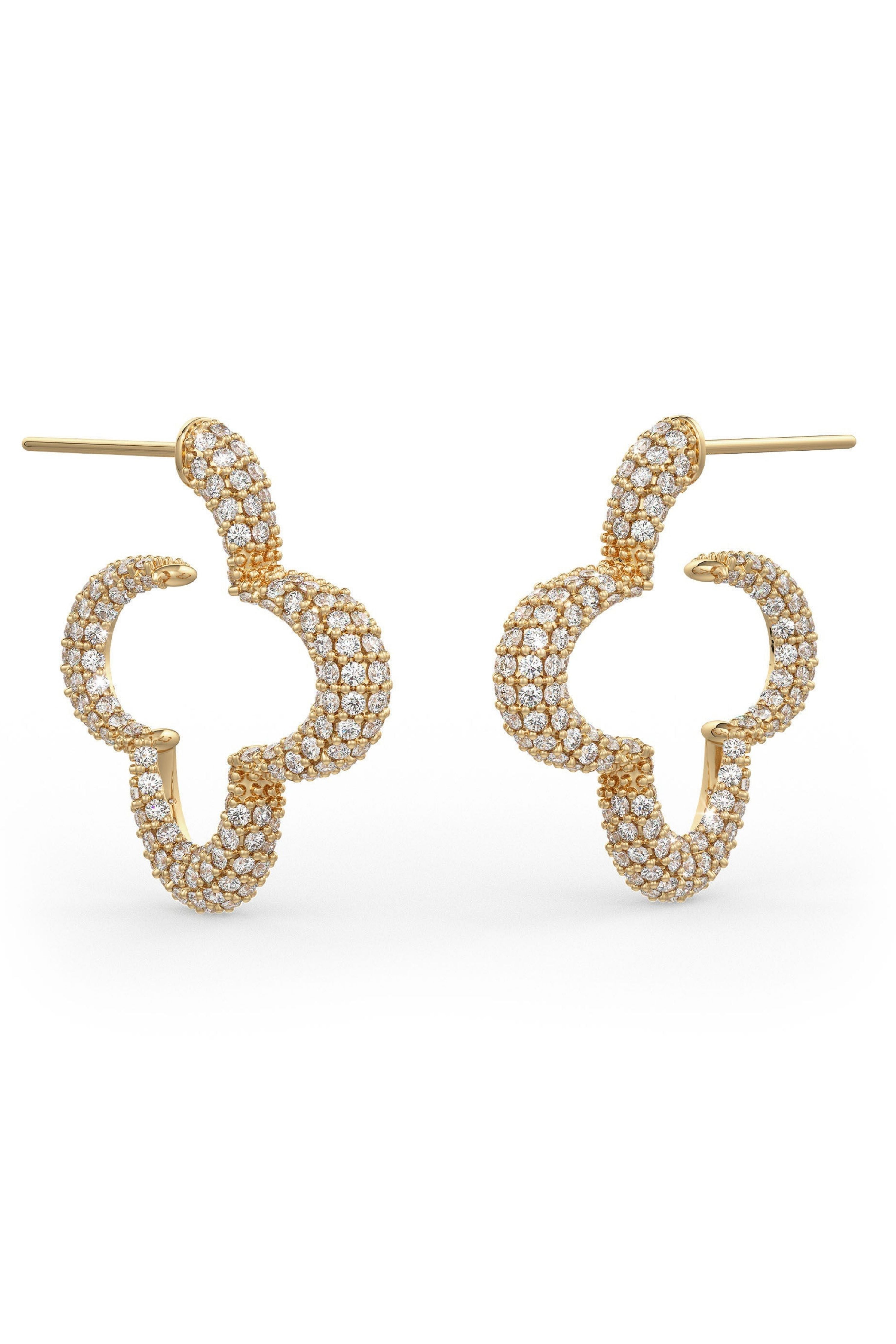 Gold Statement Bella Earrings